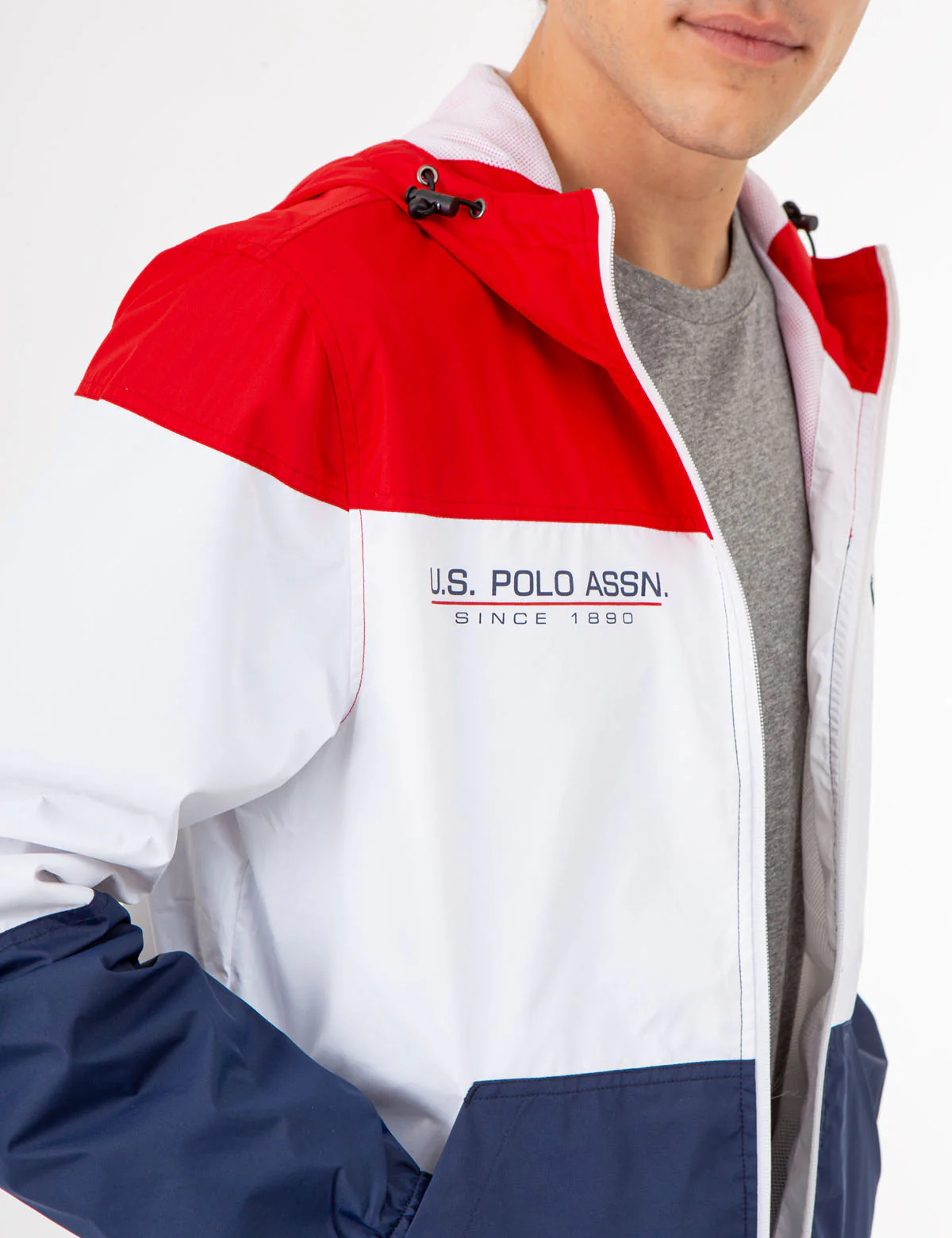 COLOBLOCK USPA LOGO HOODED JACKET - Image 6