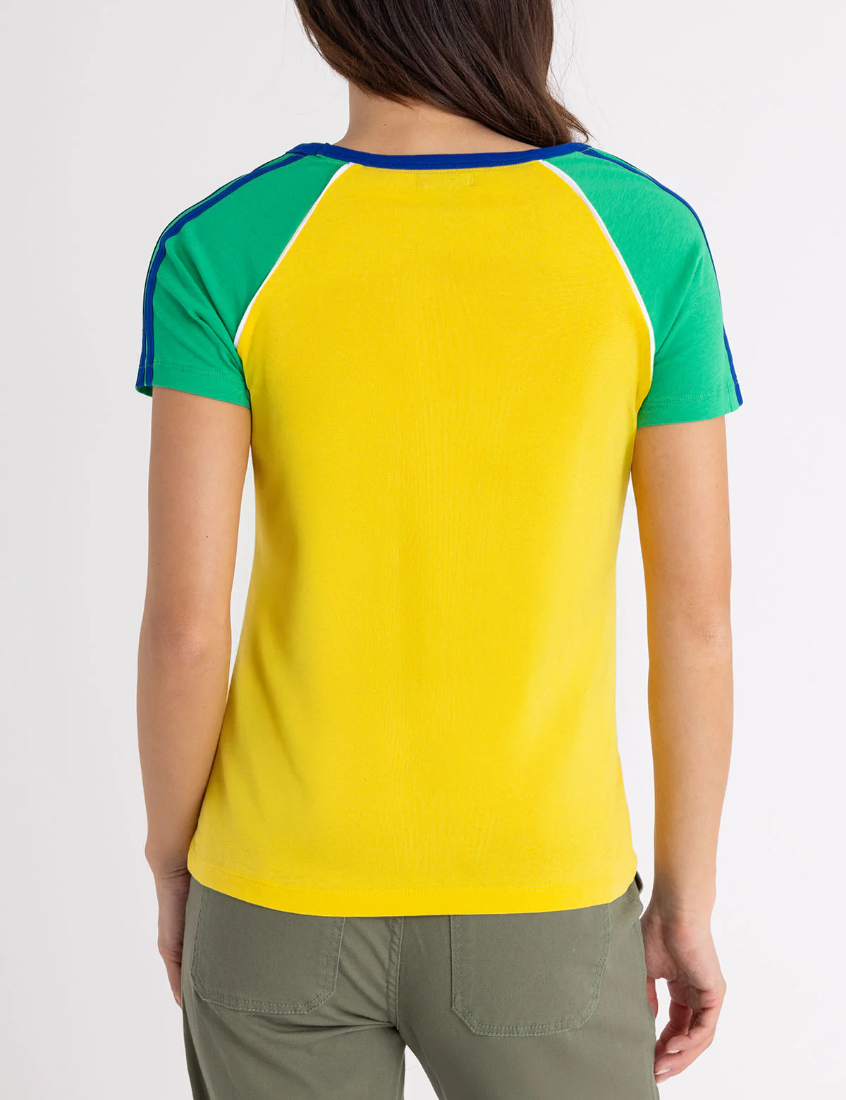 COLOR BLOCK BRAZIL T-SHIRT - Image 4