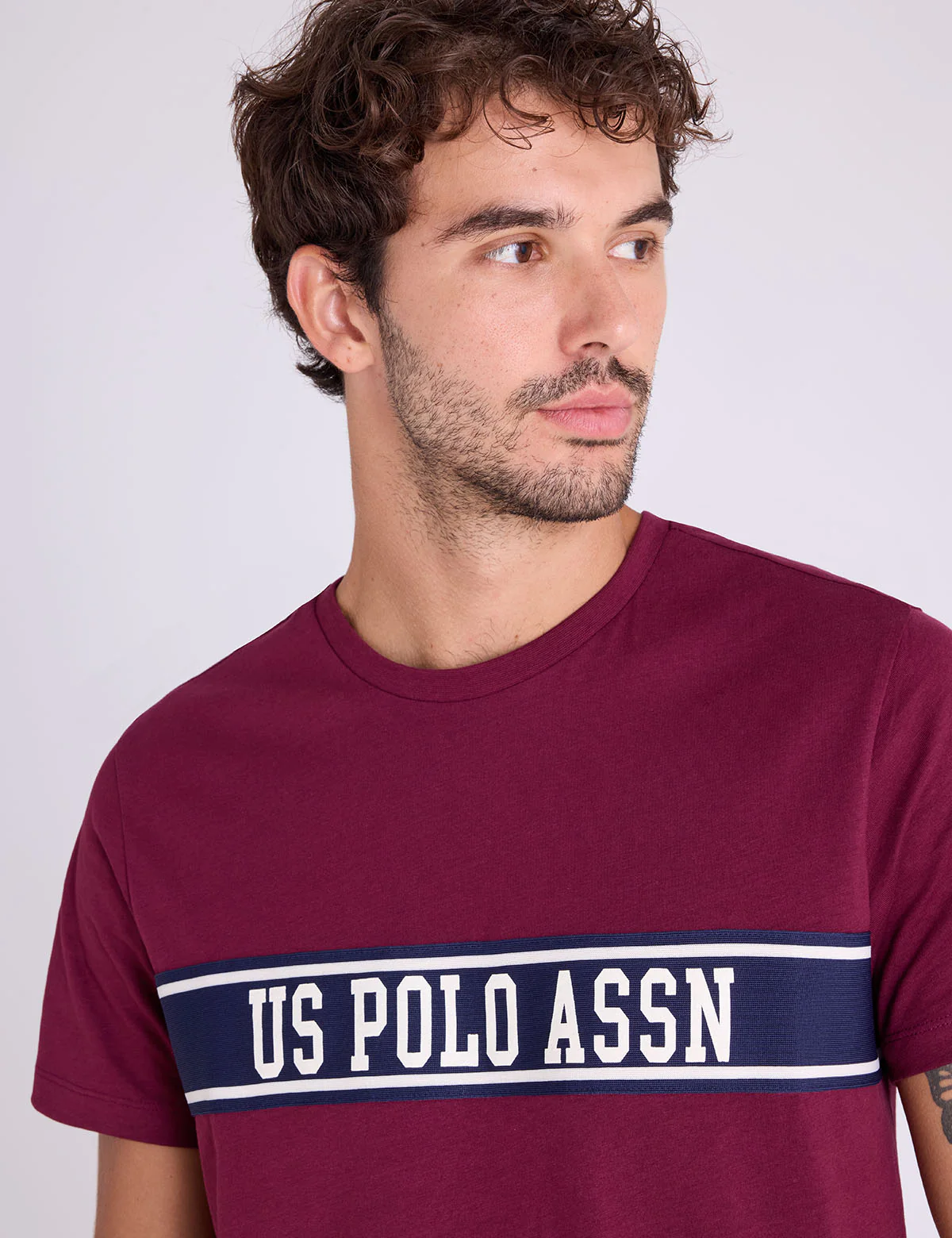 COLOR BLOCK CHEST WORDMARK JERSEY T-SHIRT - Image 10