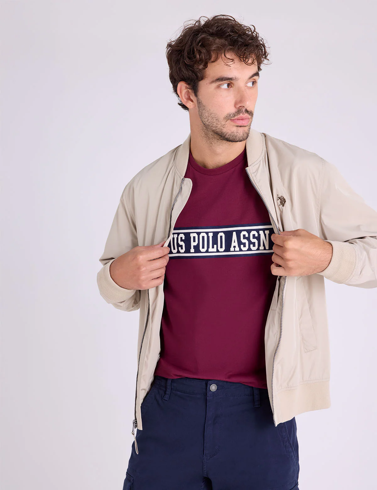 COLOR BLOCK CHEST WORDMARK JERSEY T-SHIRT - Image 7