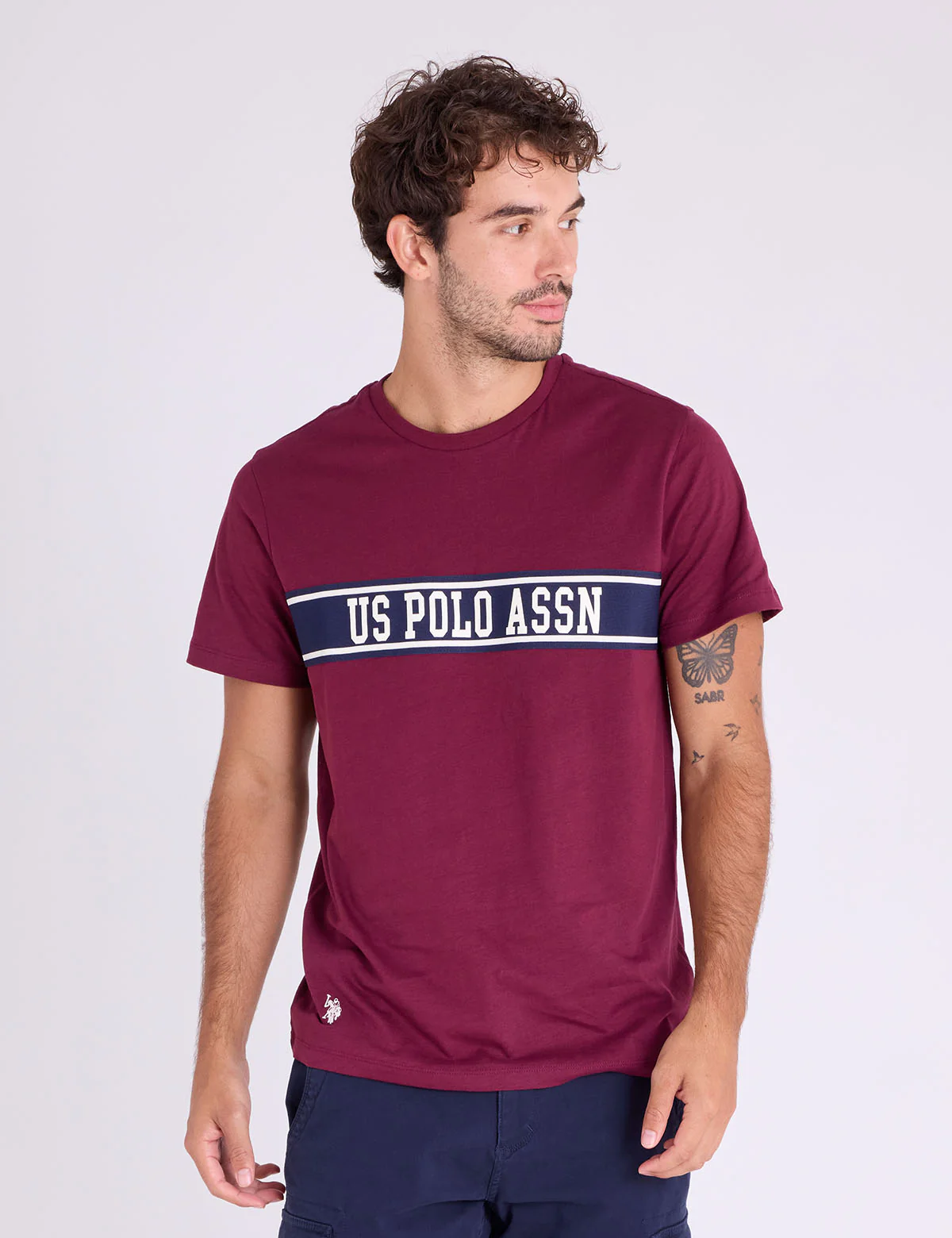 COLOR BLOCK CHEST WORDMARK JERSEY T-SHIRT - Image 8