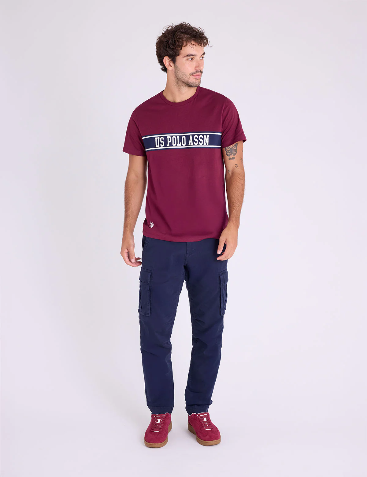 COLOR BLOCK CHEST WORDMARK JERSEY T-SHIRT - Image 9