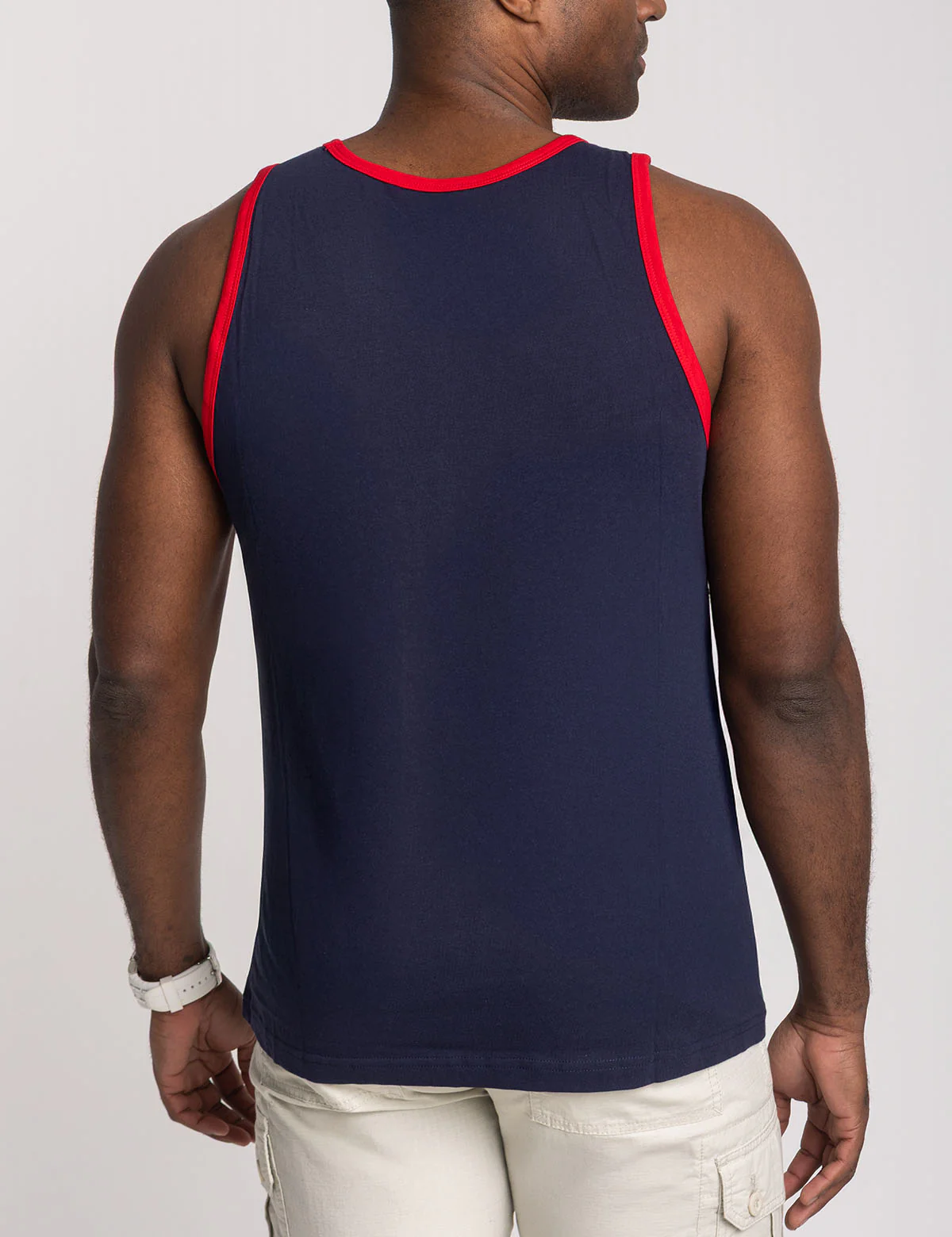 COLOR BLOCK FLAG MUSCLE TANK - Image 3