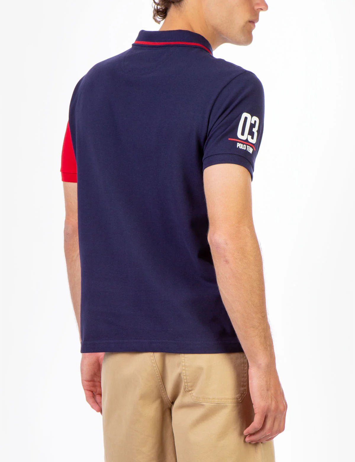 COLORBLOCK FLAG PIQUE POLO SHIRT - Image 3