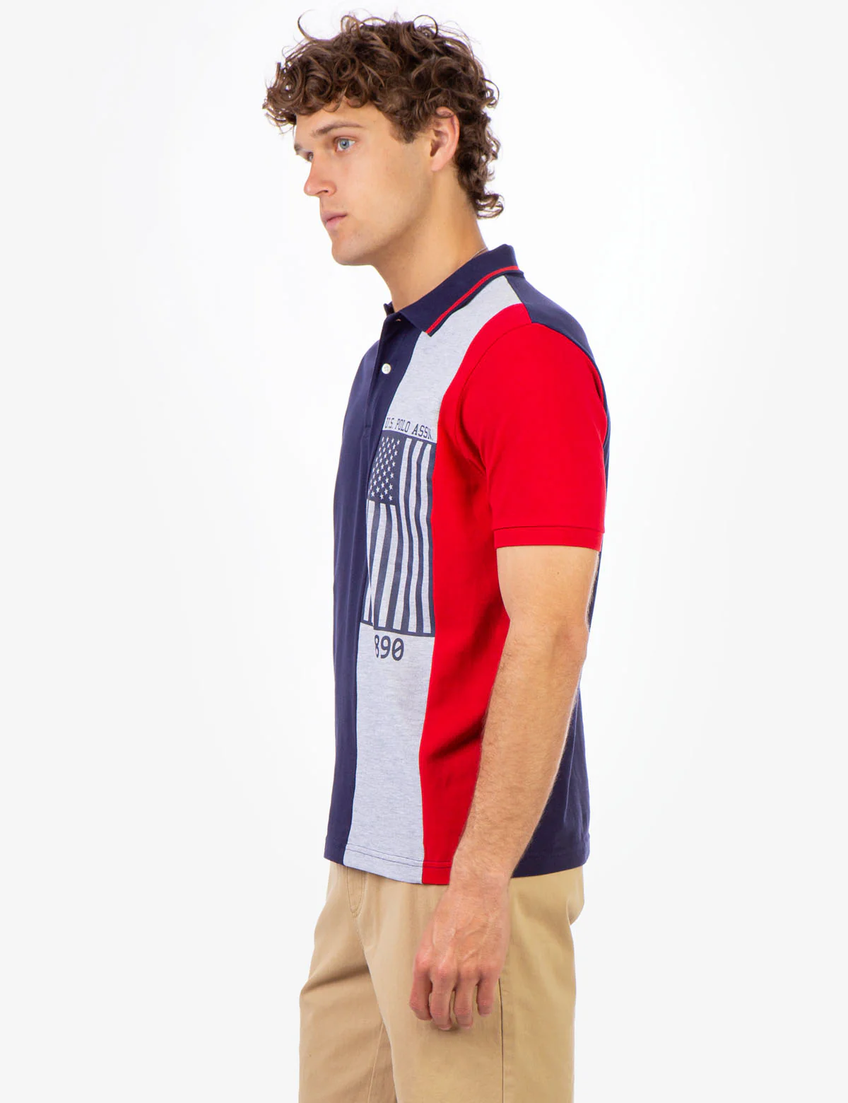 COLORBLOCK FLAG PIQUE POLO SHIRT - Image 4