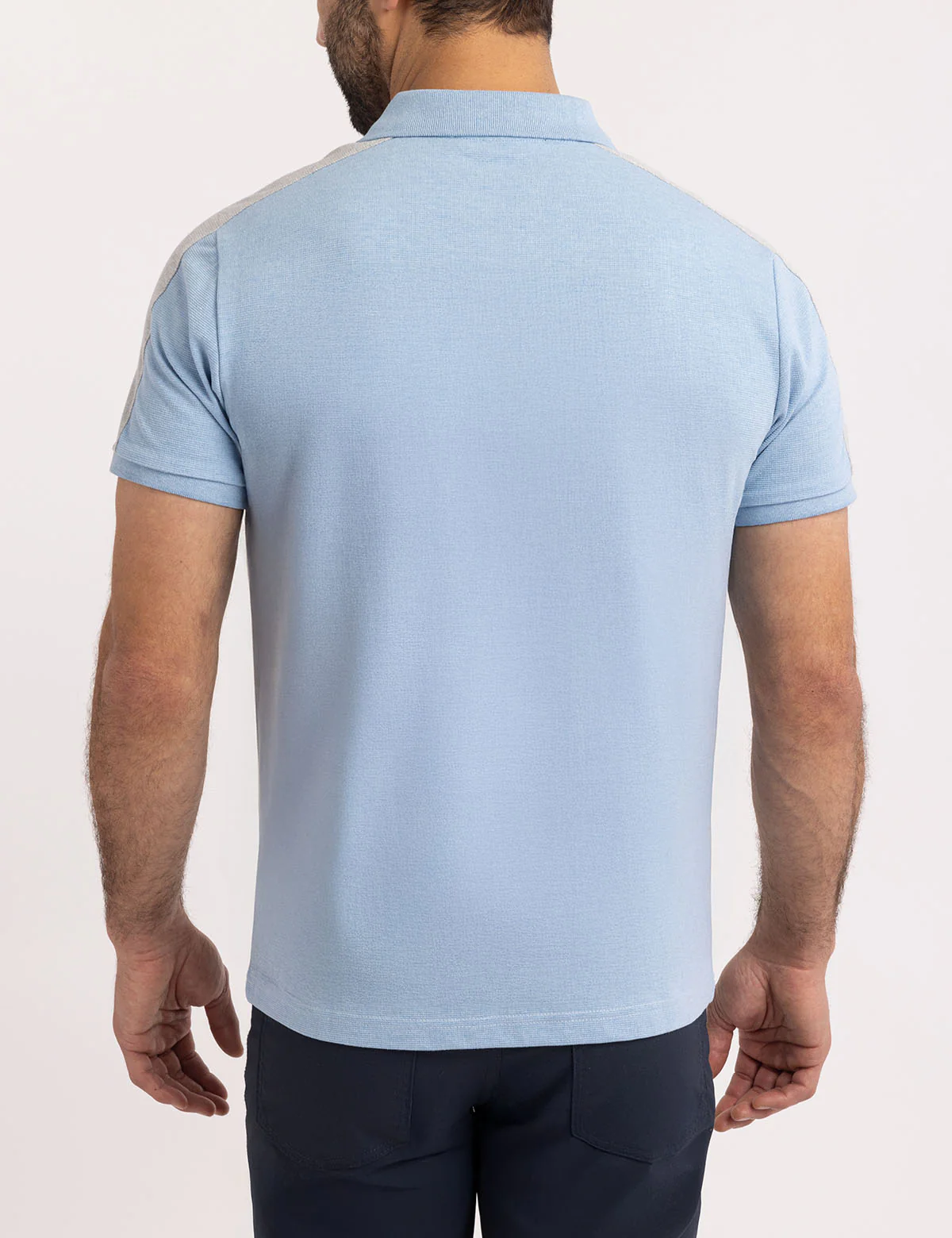 COLOR BLOCK OTTOMAN POLO SHIRT - Image 12