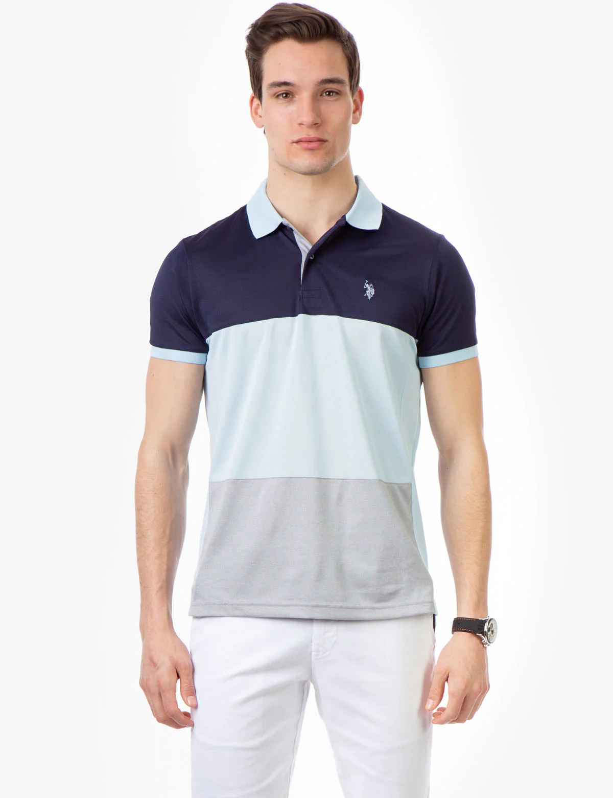 COLORBLOCK PIQUE GOLF SHIRT - Image 5