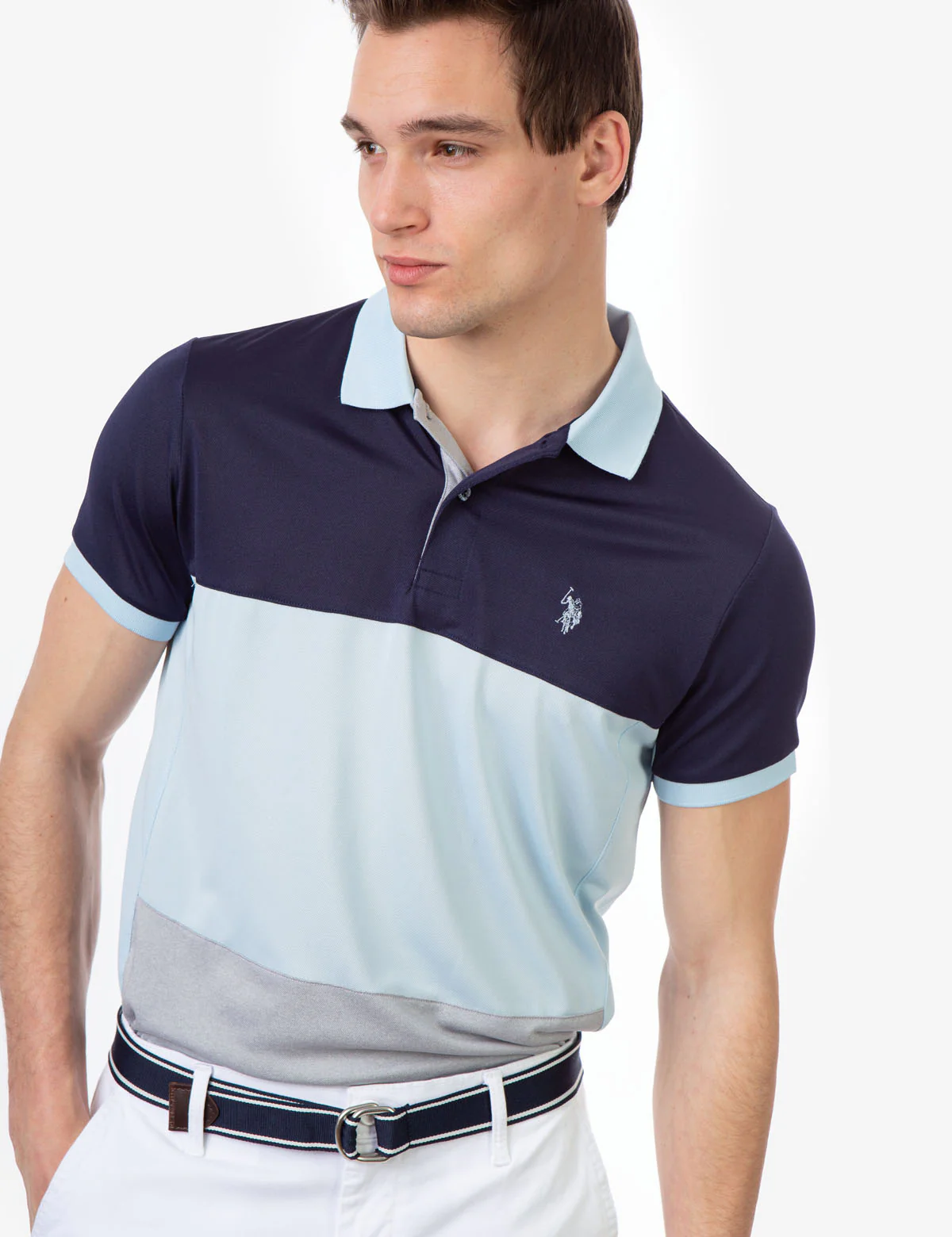 COLORBLOCK PIQUE GOLF SHIRT - Image 6