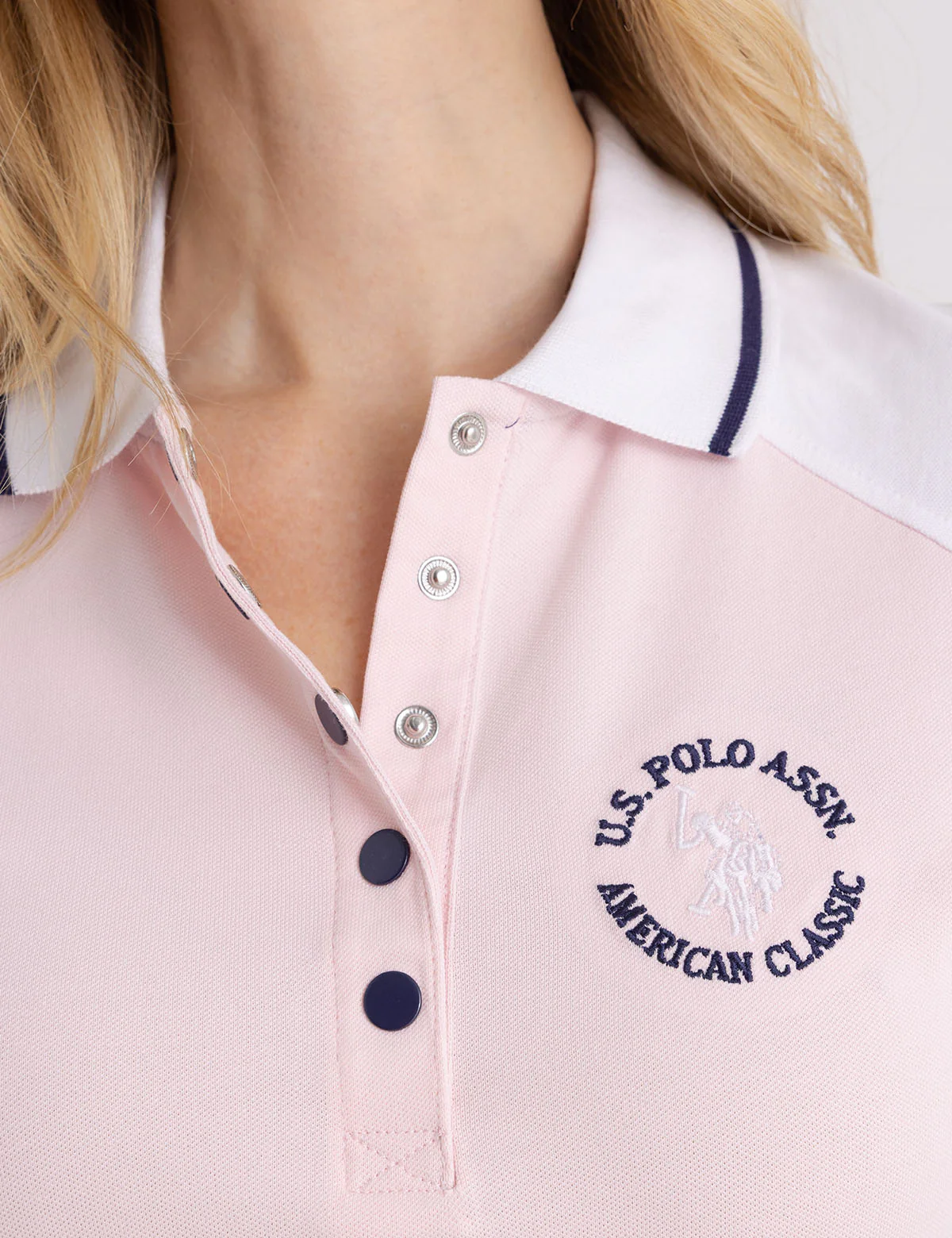 COLOR BLOCK SNAP POLO SHIRT - Image 6