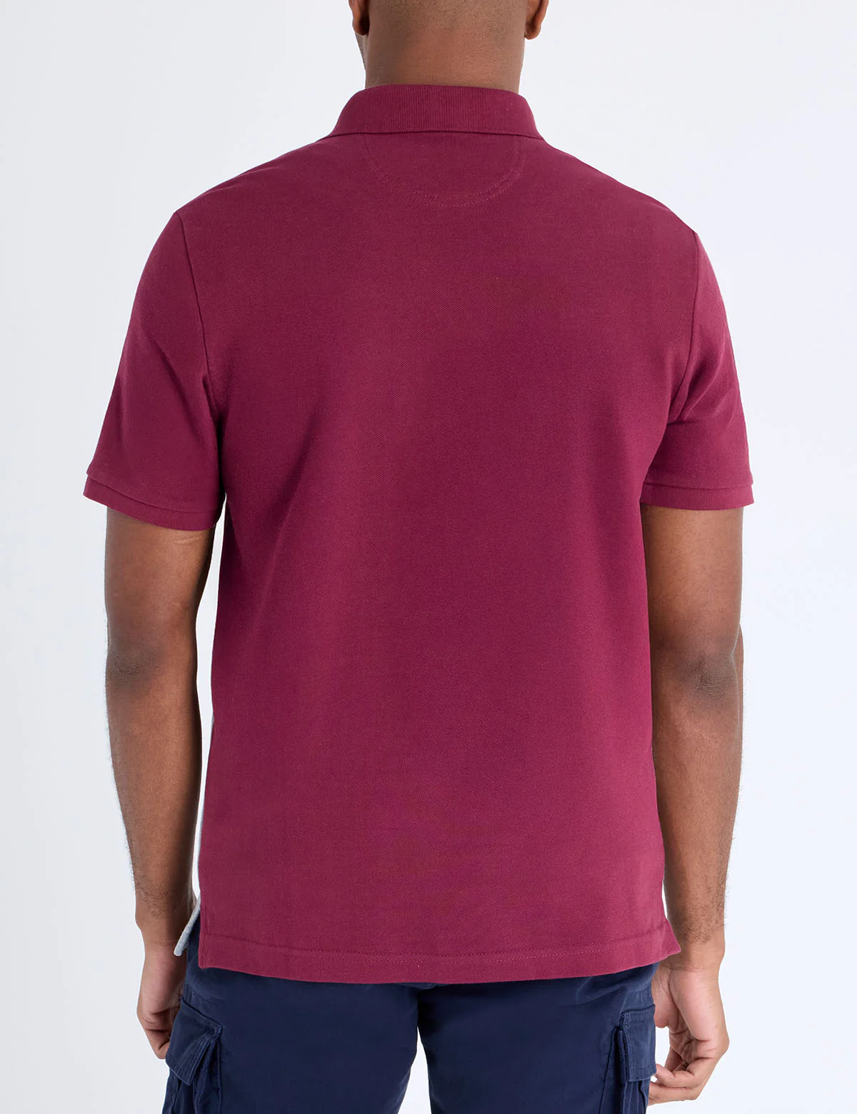 COLOR BLOCK TRICOT TAPE PIQUE POLO SHIRT - Image 4