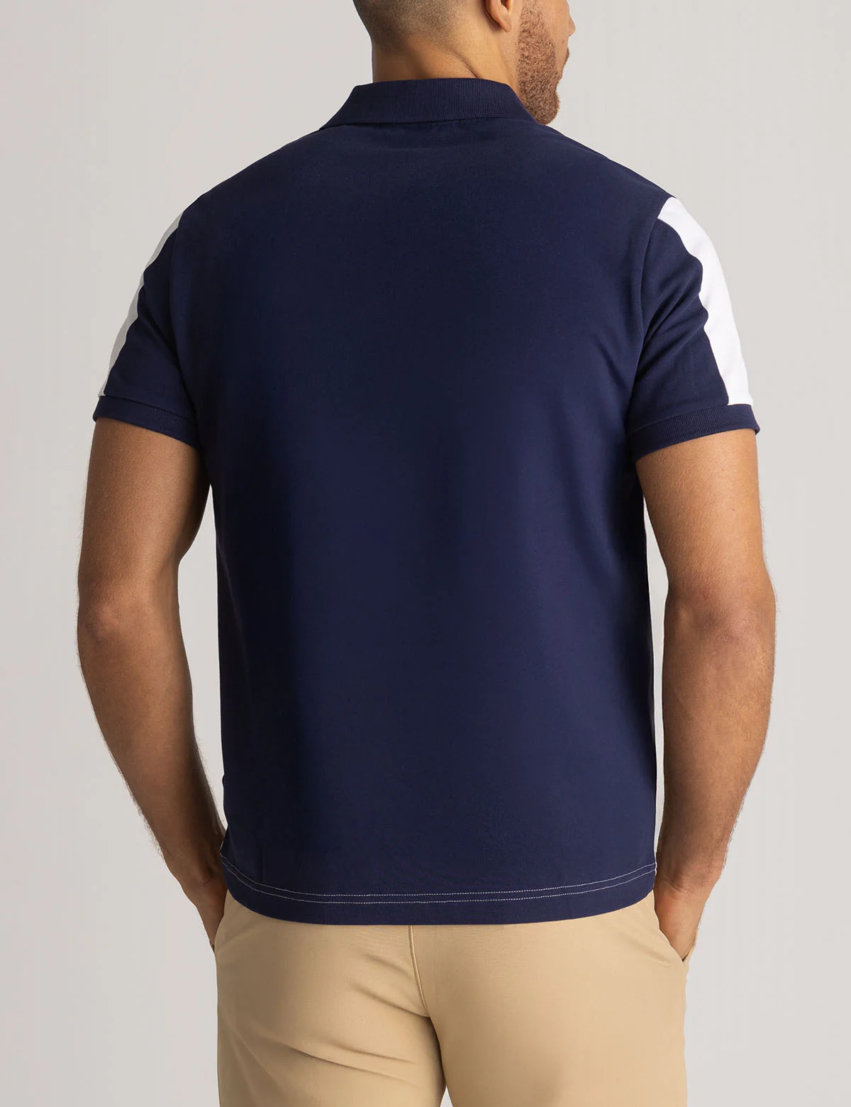 COLOR BLOCK WORDMARK POLO SHIRT - Image 8