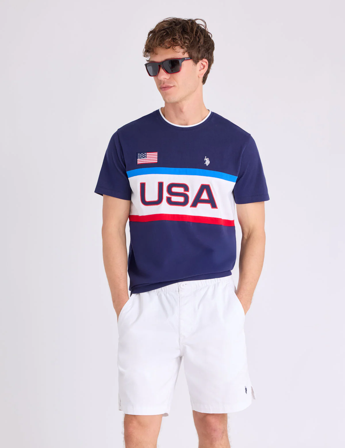 COLORBLOCK AMERICANA APPLIQUE JERSEY T-SHIRT - Image 4