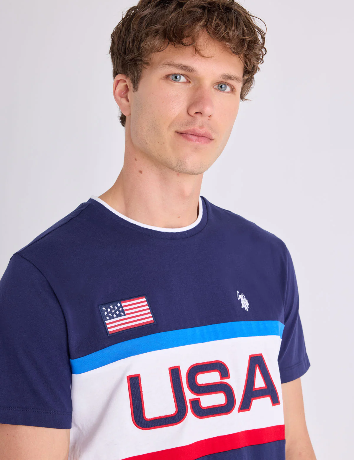 COLORBLOCK AMERICANA APPLIQUE JERSEY T-SHIRT - Image 5