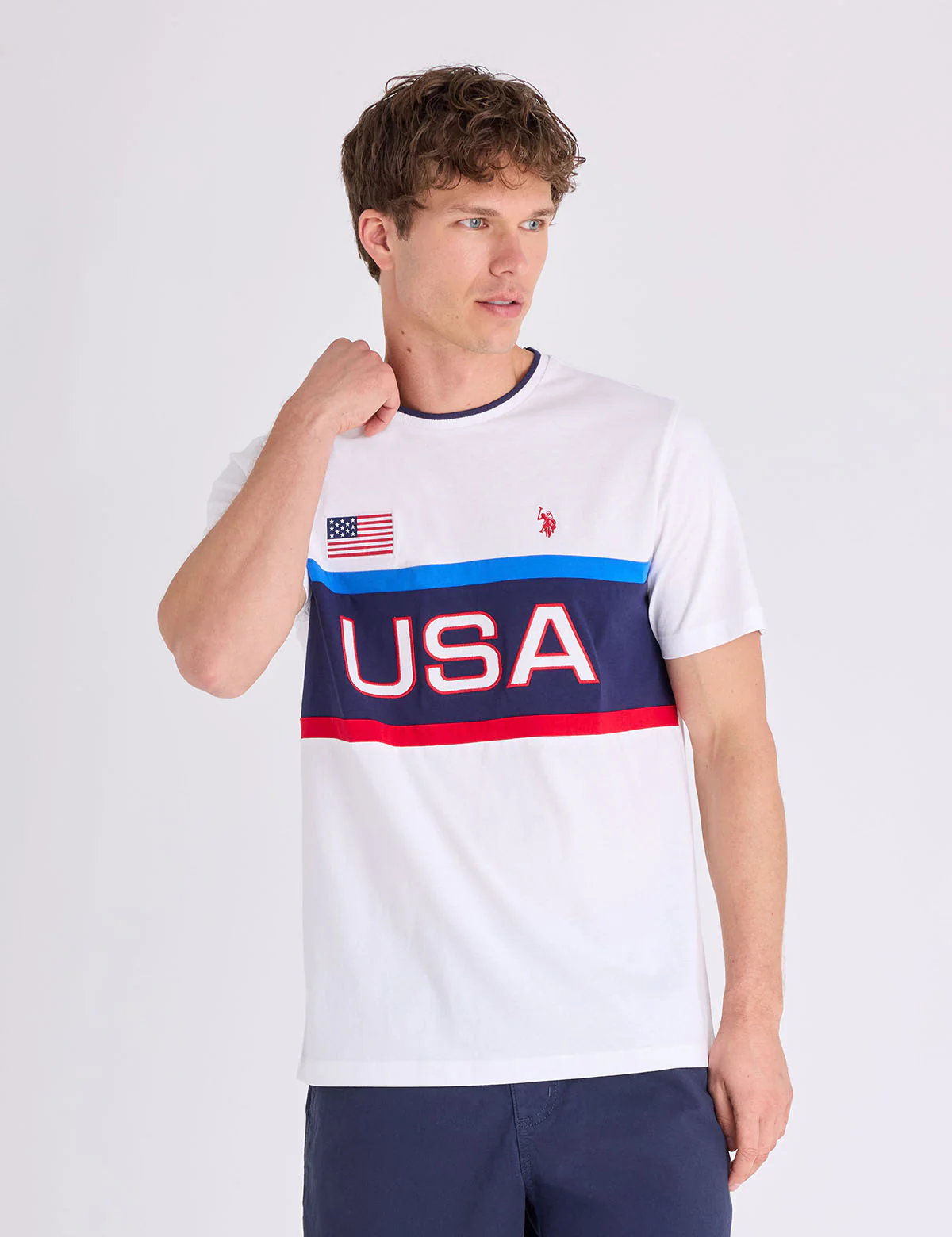 COLORBLOCK AMERICANA APPLIQUE JERSEY T-SHIRT - Image 7
