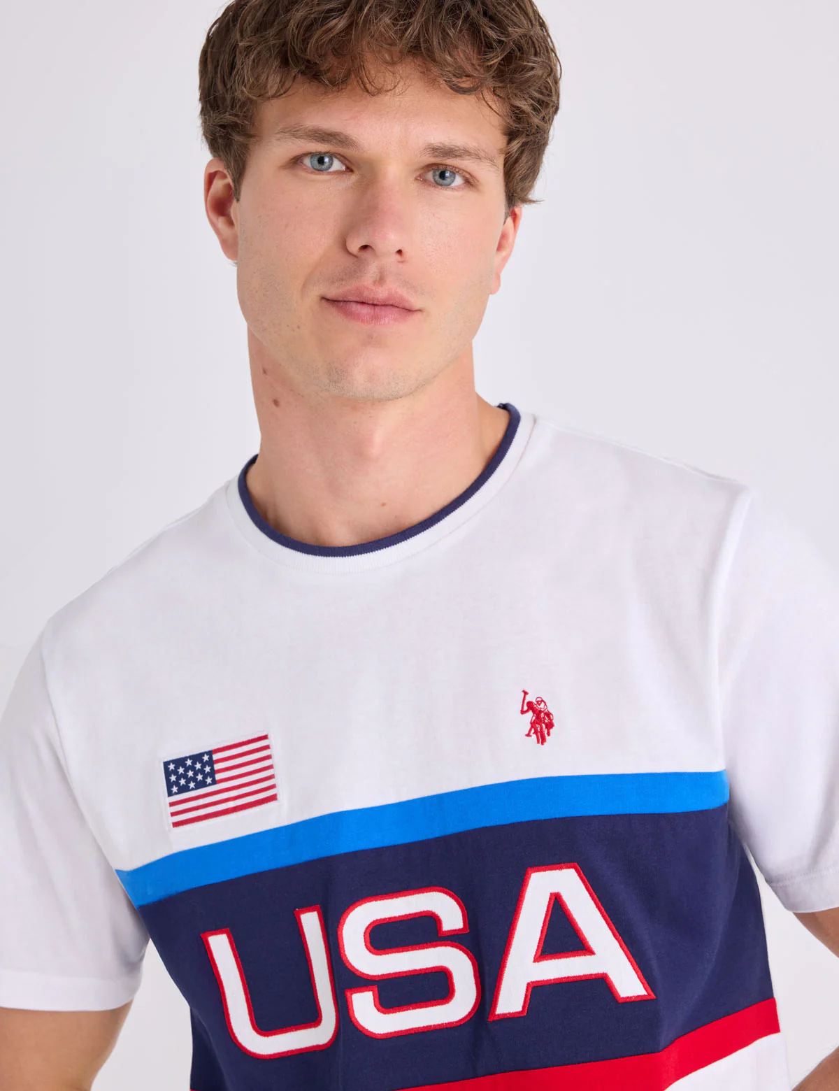 COLORBLOCK AMERICANA APPLIQUE JERSEY T-SHIRT - Image 8