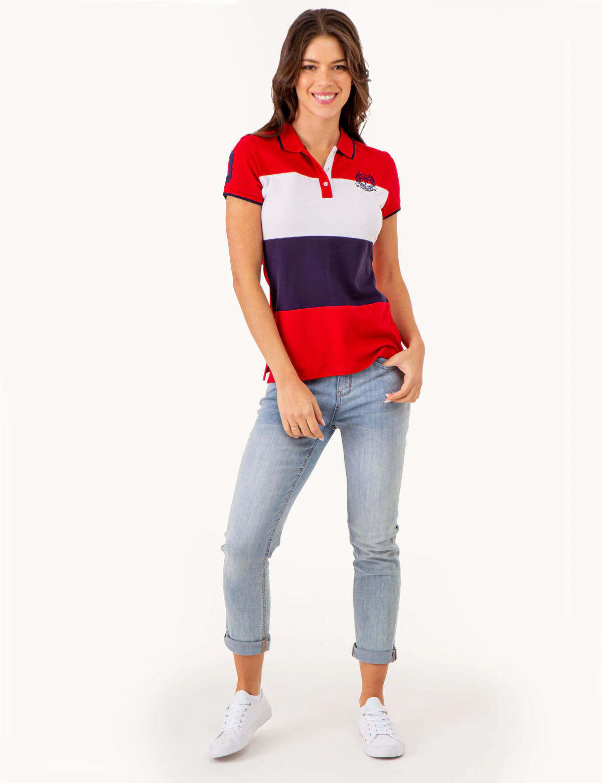 COLORBLOCK CREST LOGO POLO SHIRT - Image 2
