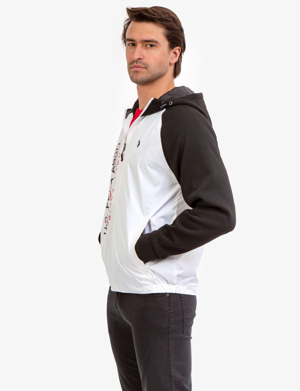 COLORBLOCK FLEECE HOODED JACKET - Image 4