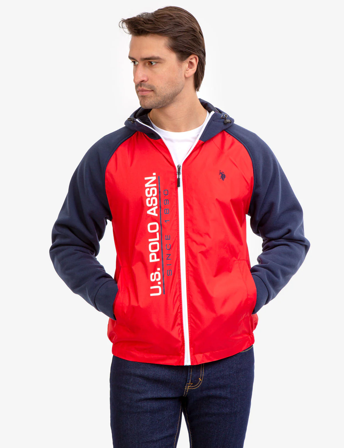 COLORBLOCK FLEECE HOODED JACKET - Image 6