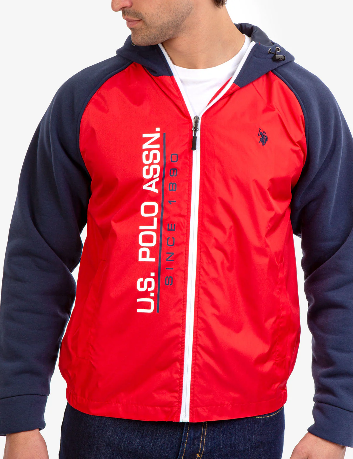 COLORBLOCK FLEECE HOODED JACKET - Image 8
