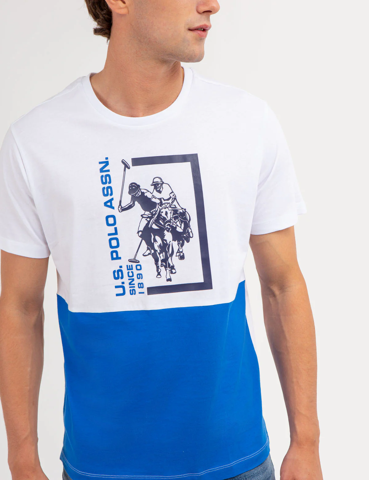 COLORBLOCK GRAPHIC CREW NECK T-SHIRT - Image 5