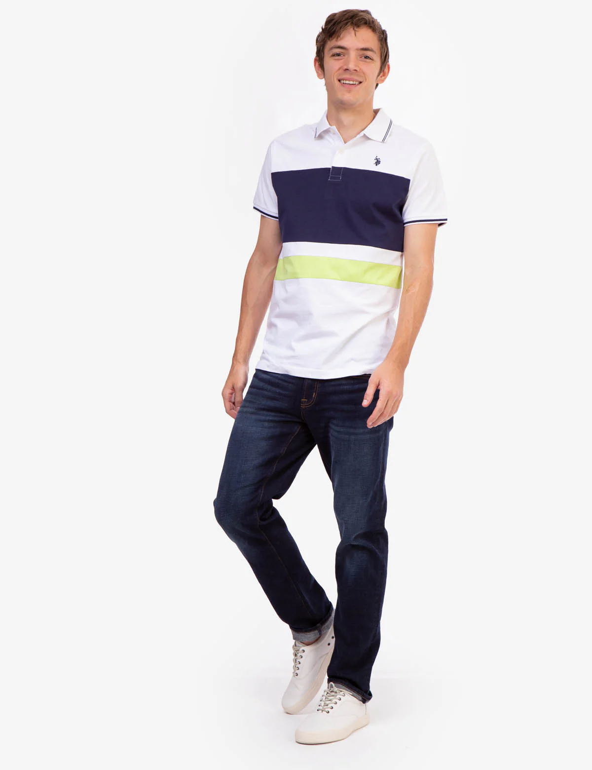 COLORBLOCK JERSEY POLO SHIRT - Image 2