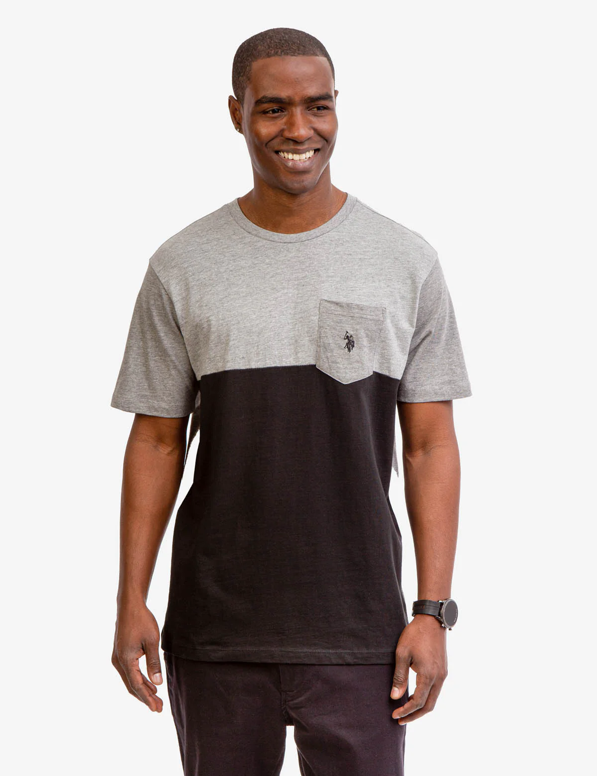 COLORBLOCK JERSEY T-SHIRT WITH POCKET - Image 5