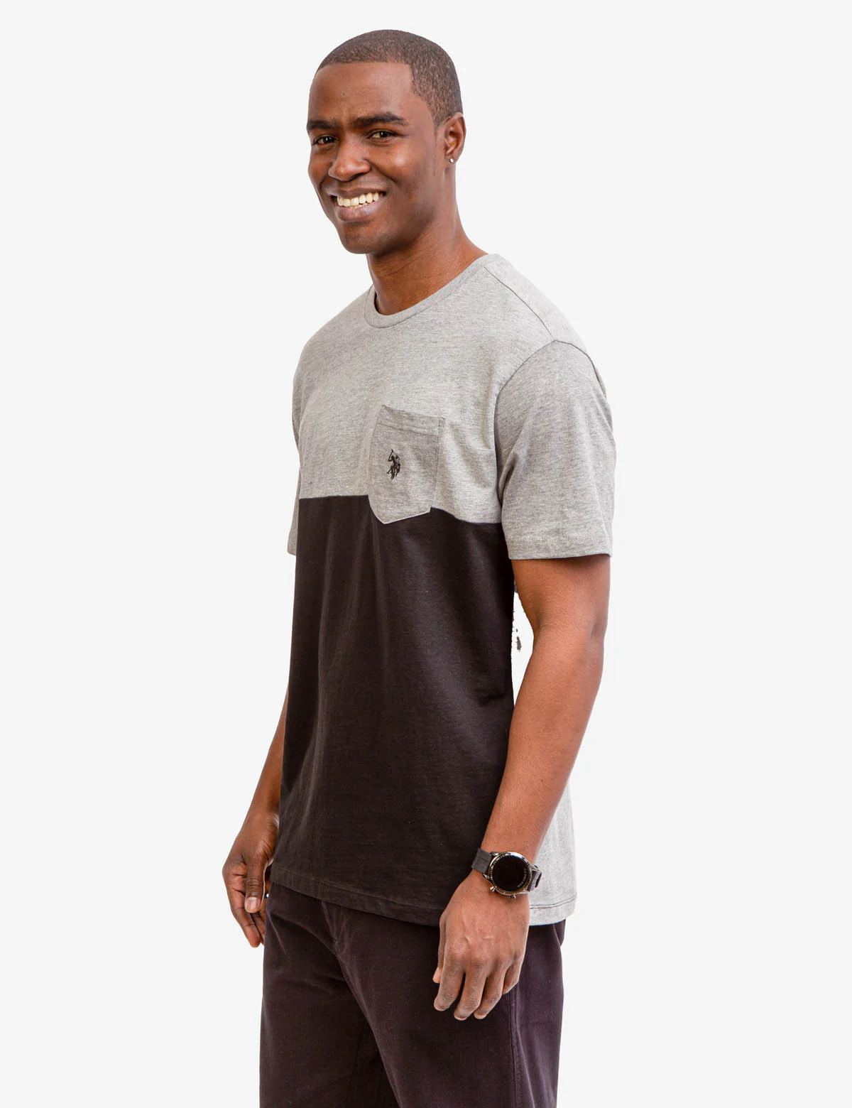 COLORBLOCK JERSEY T-SHIRT WITH POCKET - Image 6