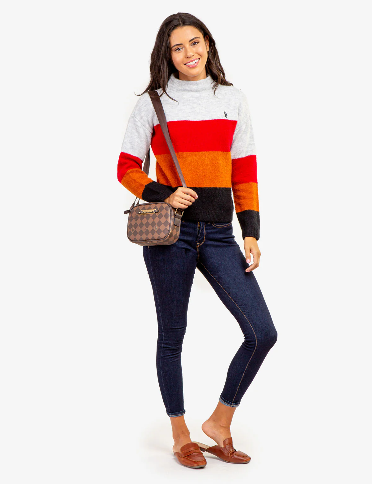 COLORBLOCK MOCK NECK SWEATER - Image 2
