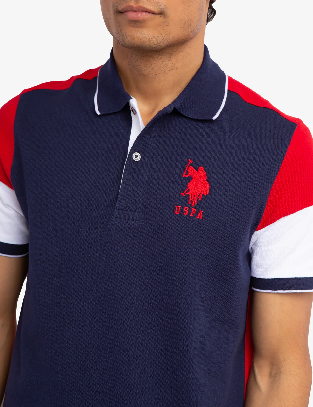 COLORBLOCK PIQUE POLO SHIRT - Image 10