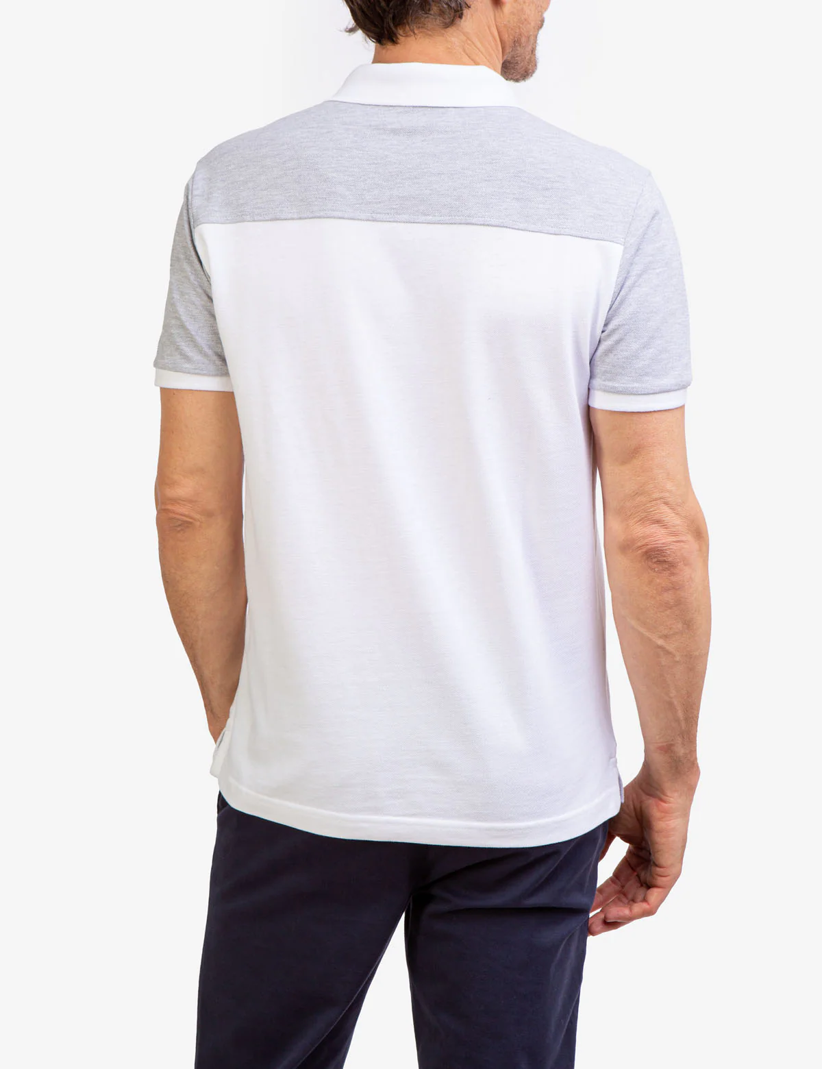 COLORBLOCK PIQUE POLO SHIRT WITH POCKET - Image 4