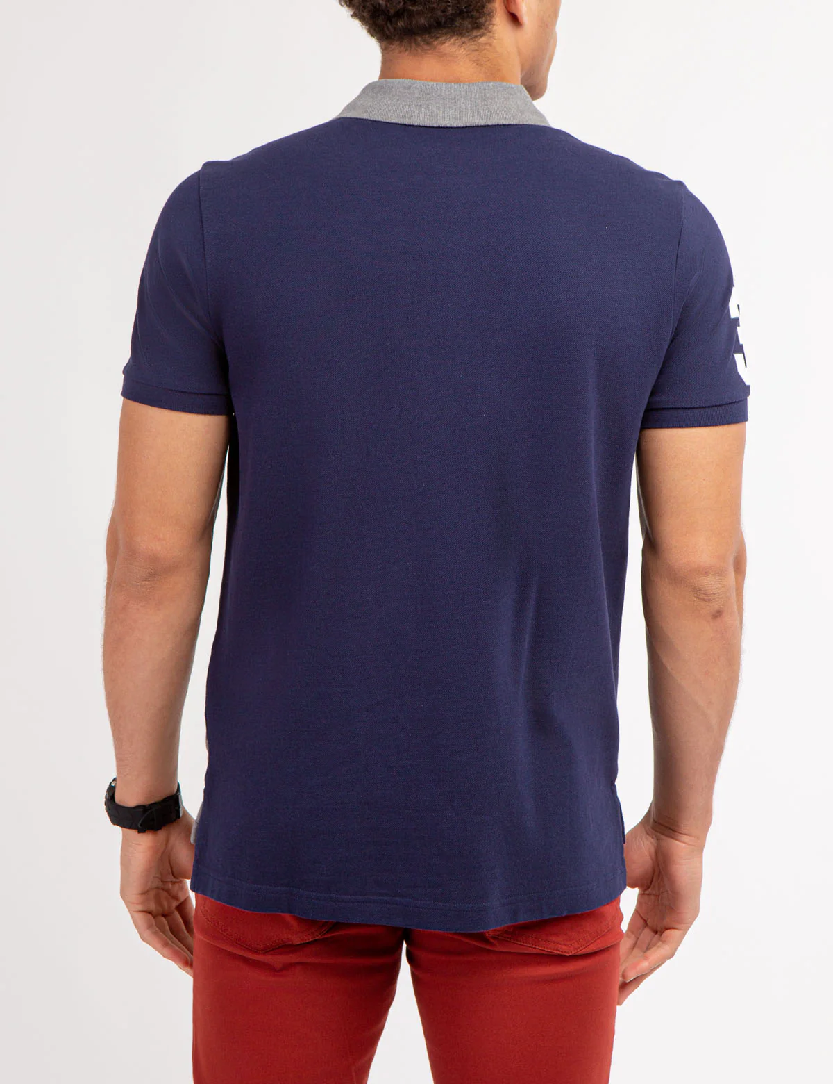 COLORBLOCK PIQUE SASH POLO SHIRT - Image 4