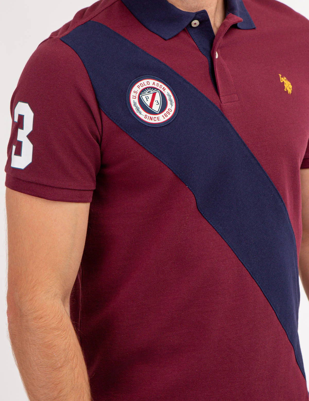 COLORBLOCK PIQUE SASH POLO SHIRT - Image 6