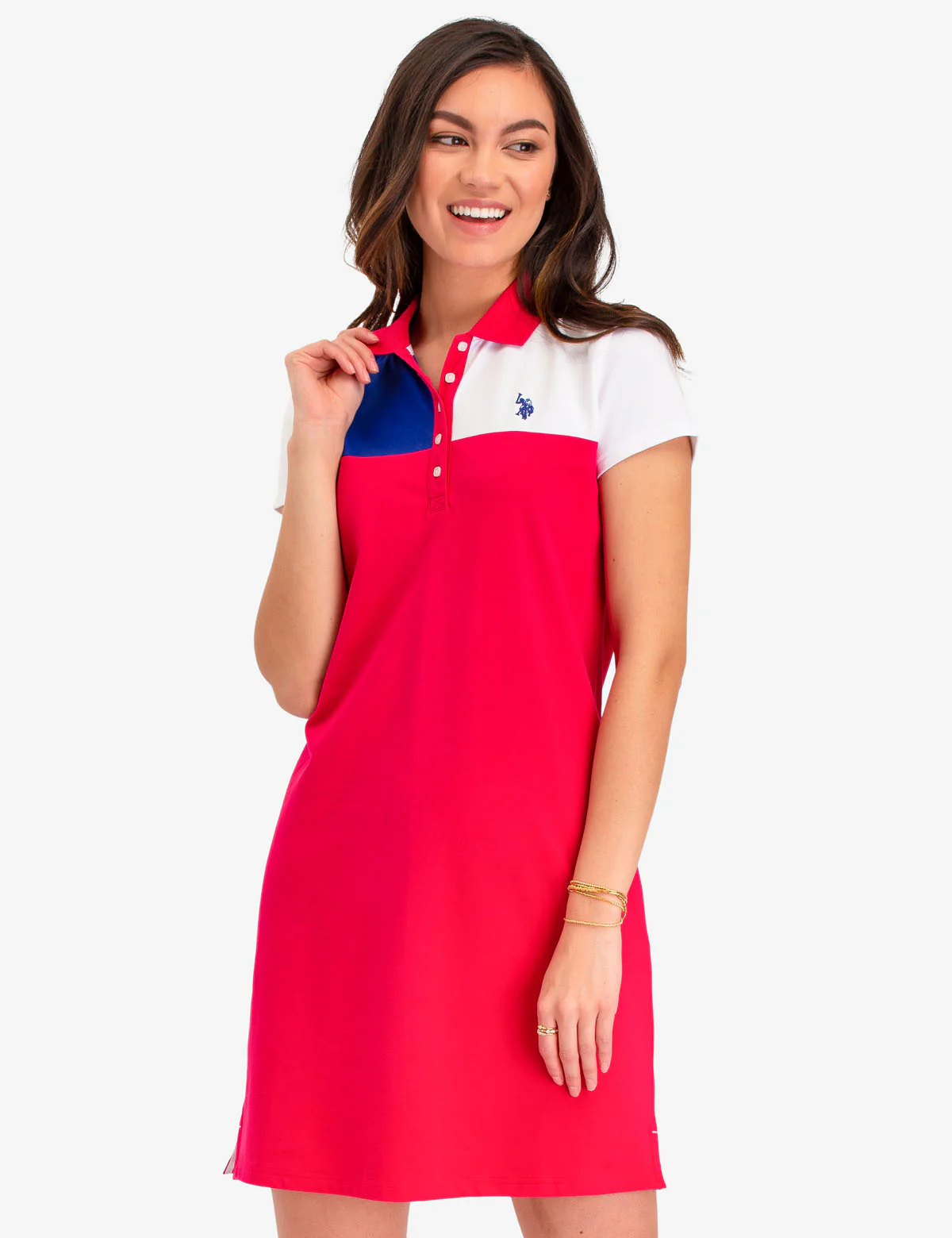 COLORBLOCK POLO DRESS - Image 5