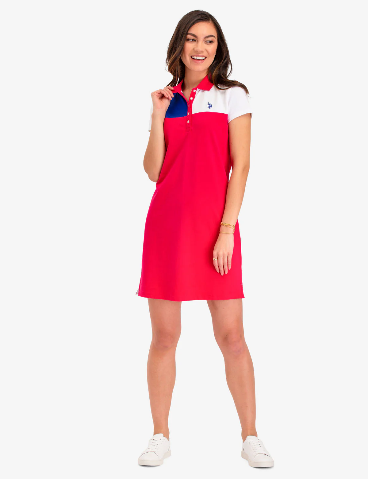 COLORBLOCK POLO DRESS - Image 6