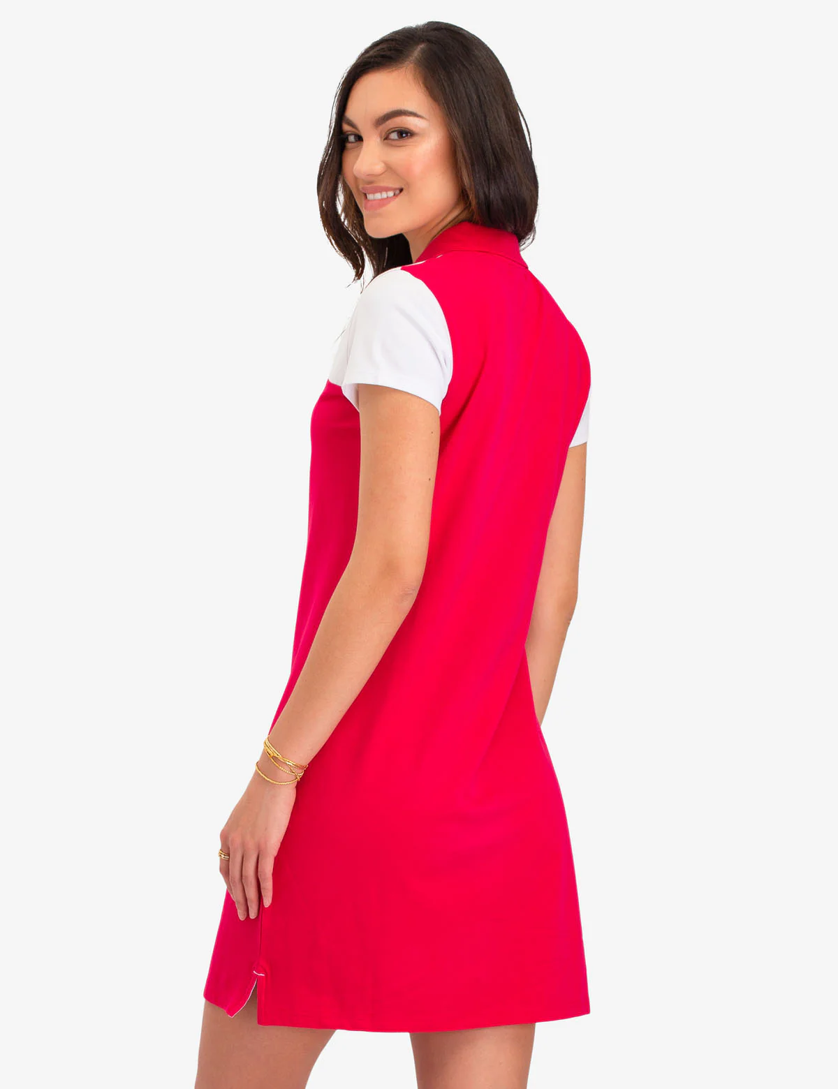 COLORBLOCK POLO DRESS - Image 7