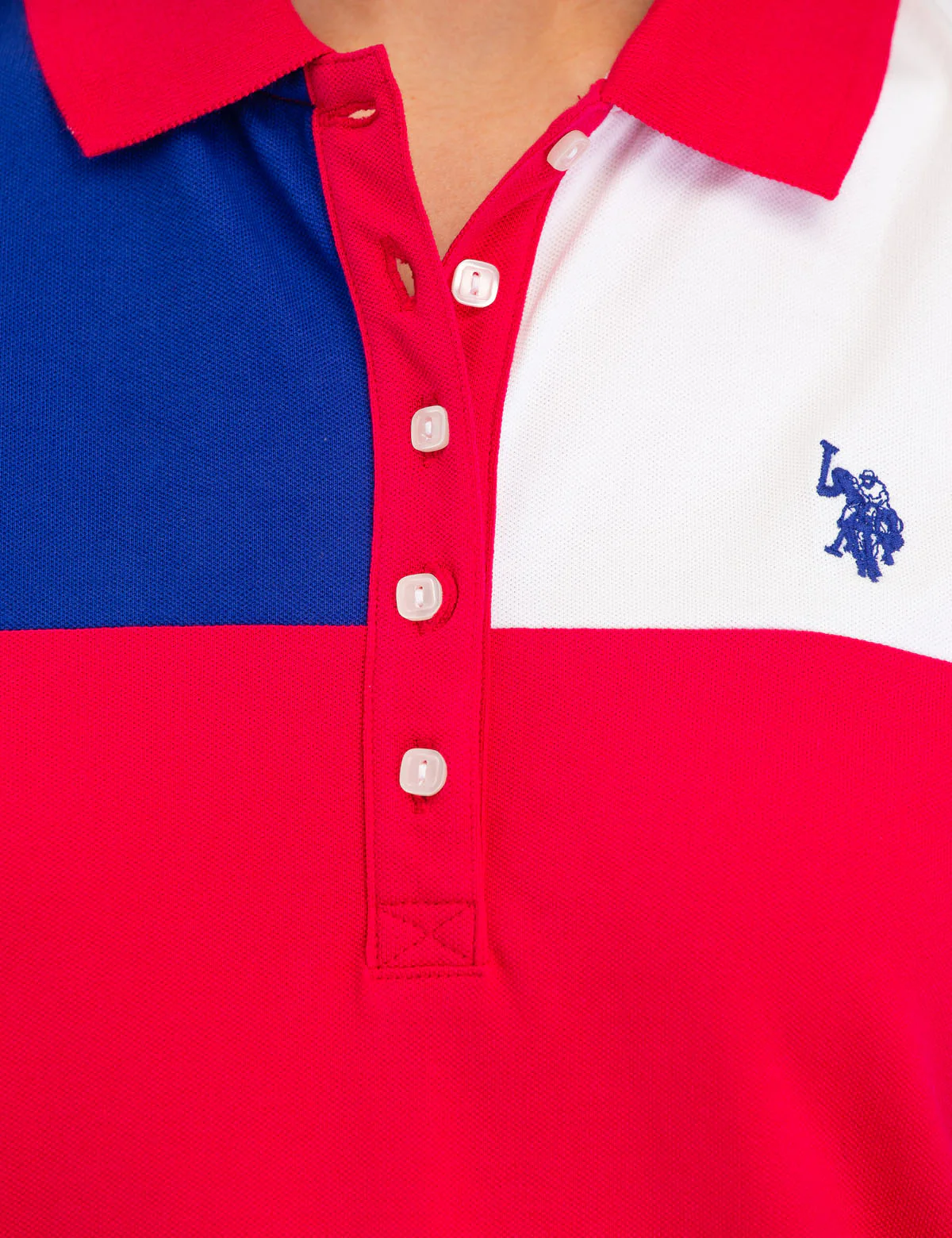 COLORBLOCK POLO DRESS - Image 8