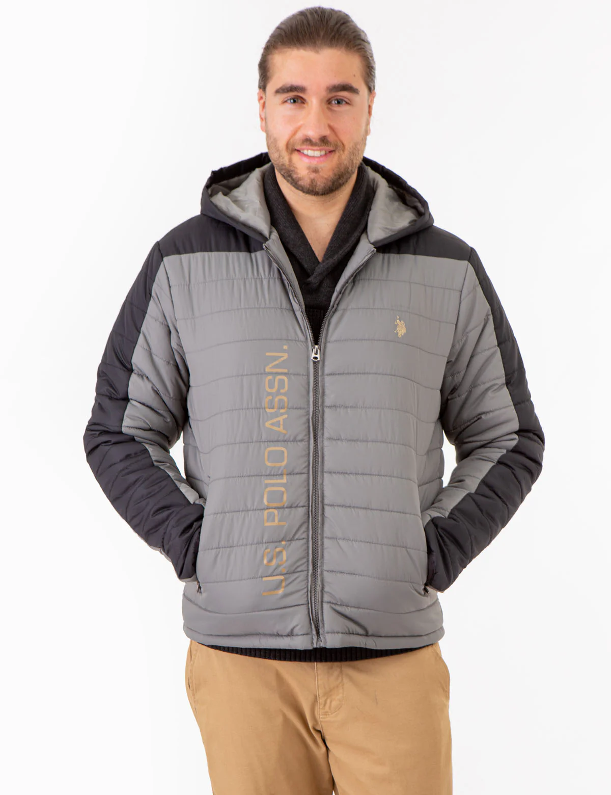 COLORBLOCK QUILTED PUFFER JACKET - Image 10
