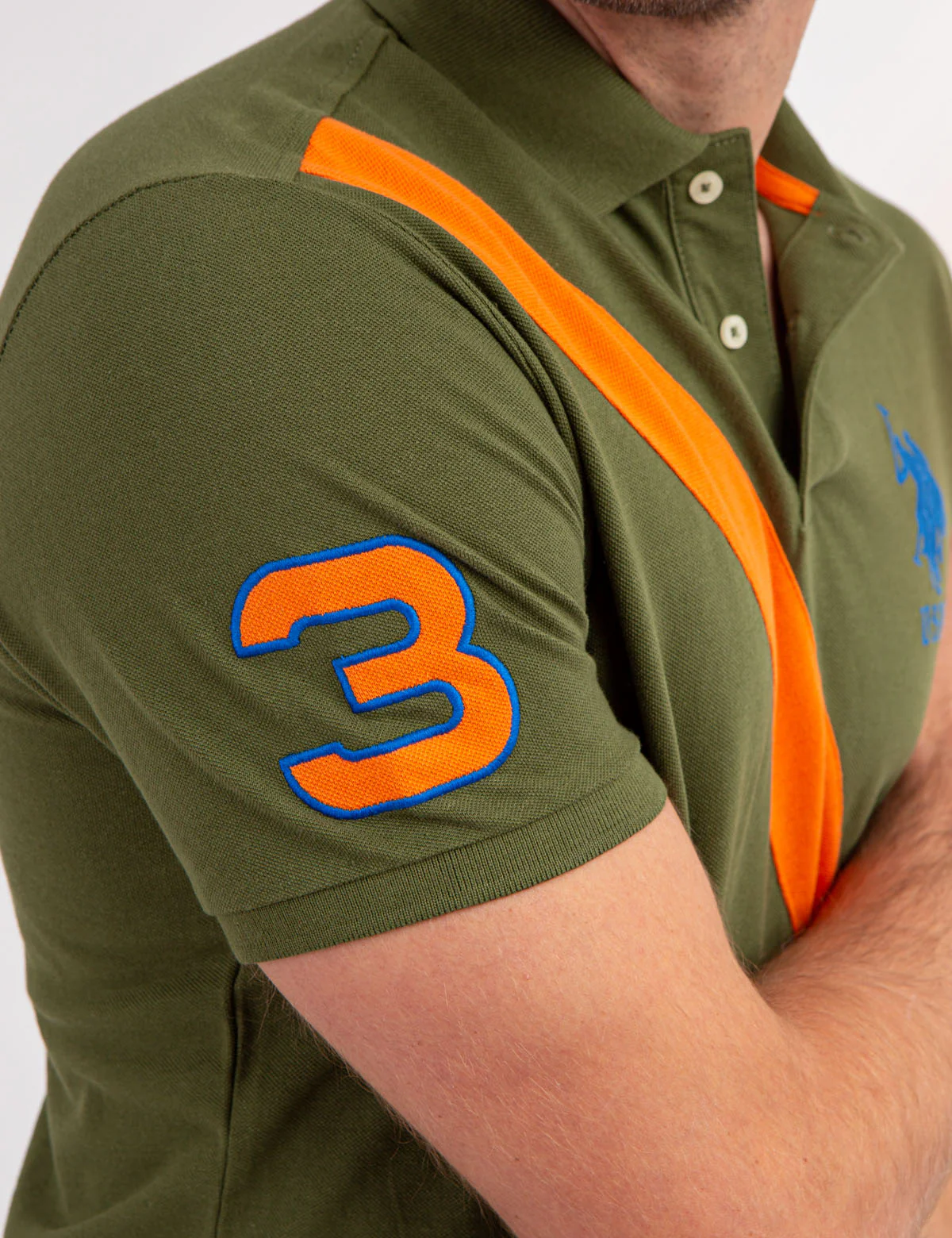 COLORBLOCK SASH FRONT PIQUE POLO SHIRT - Image 11