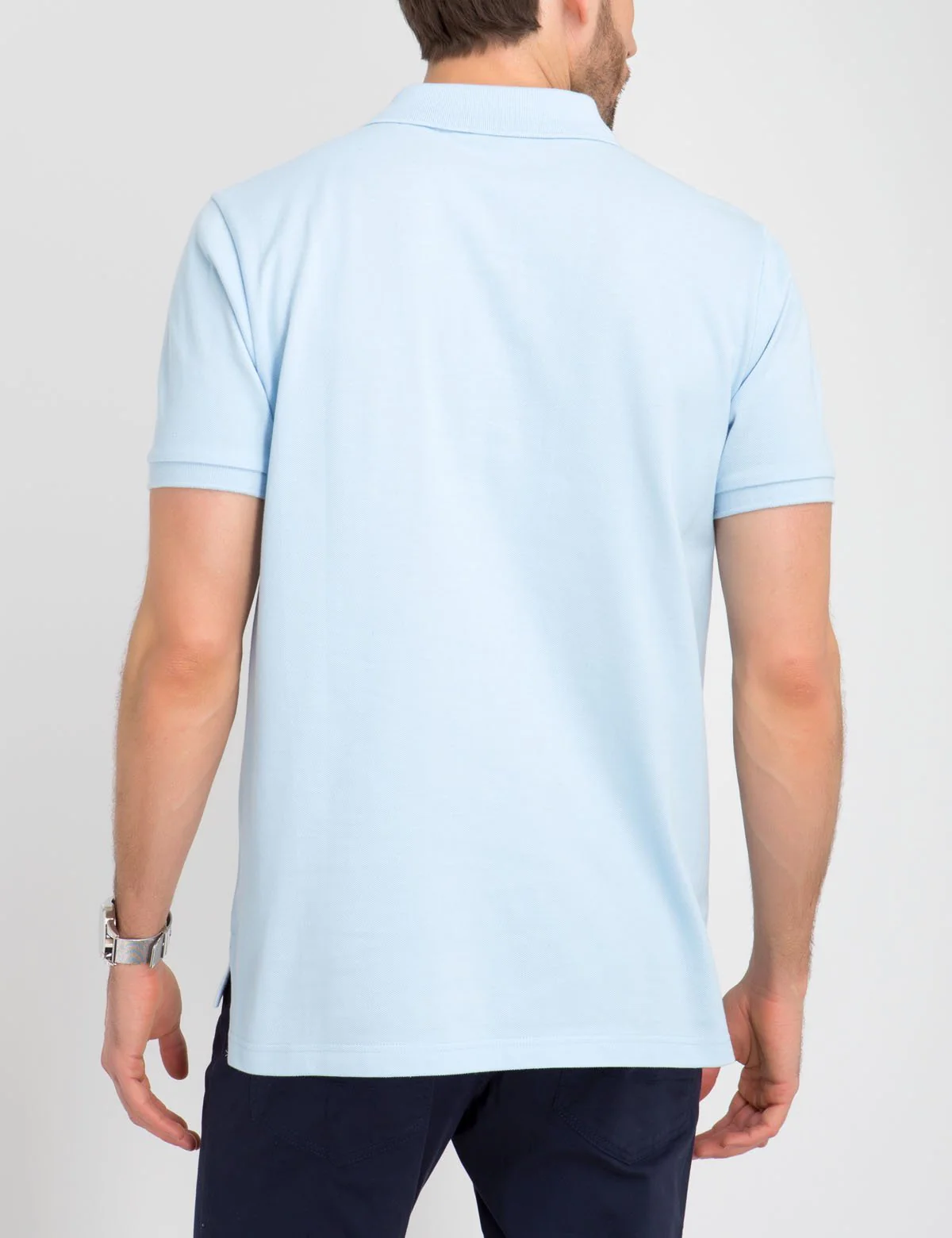 COLORBLOCK STRIPED PIQUE POLO SHIRT - Image 4