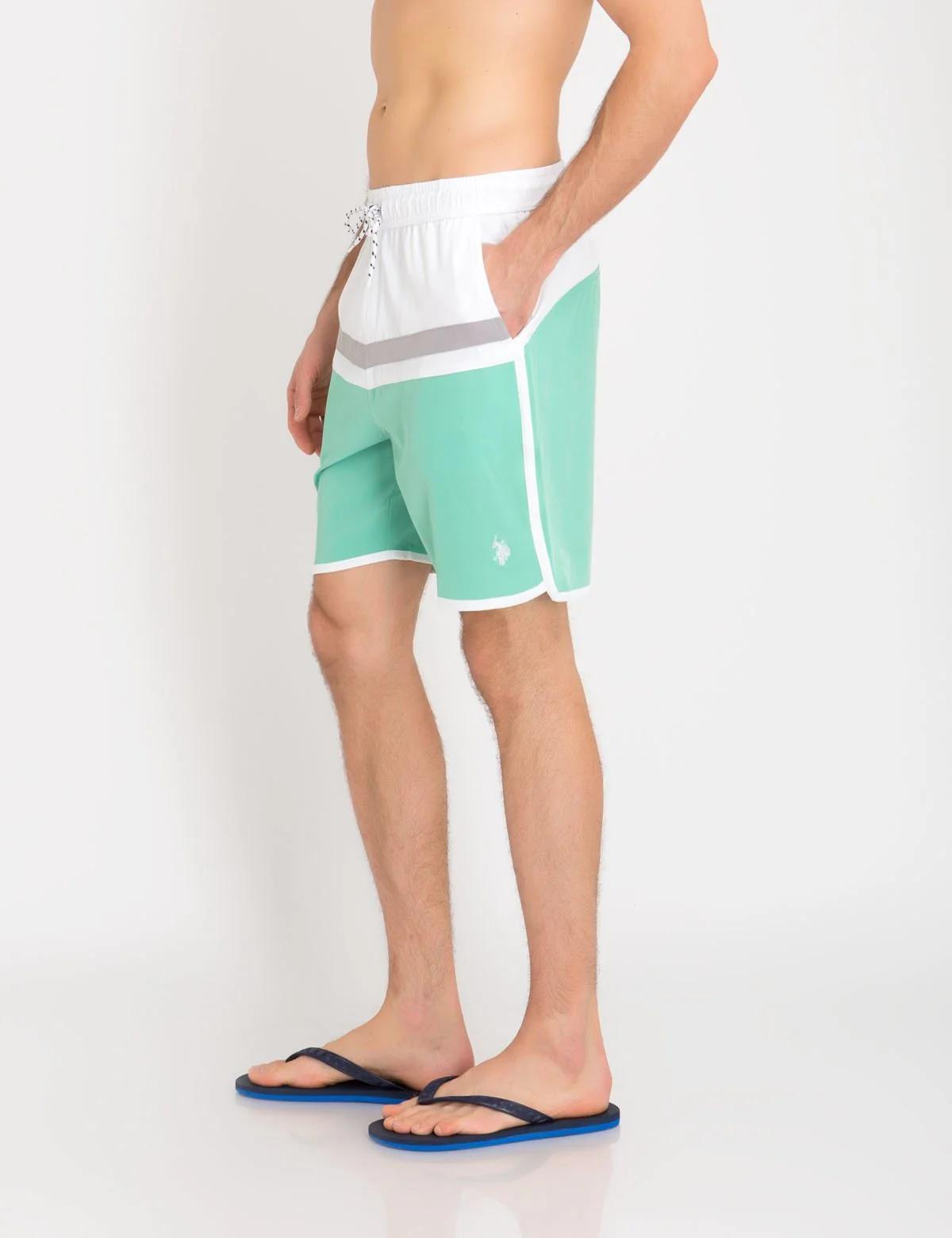 COLORBLOCK SWIM TRUNKS - Image 7