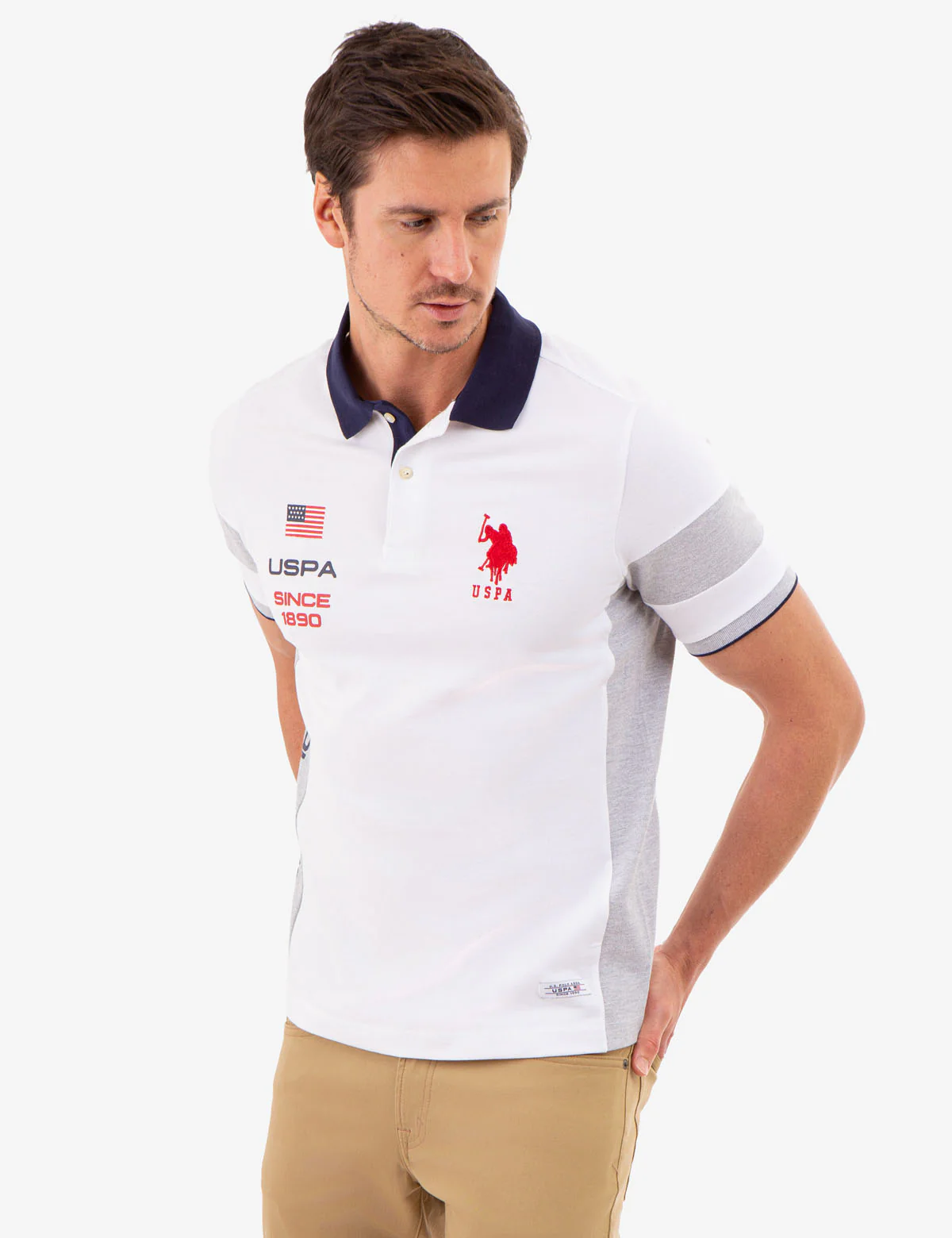 COLORBLOCK USPA PIQUE POLO SHIRT - Image 2