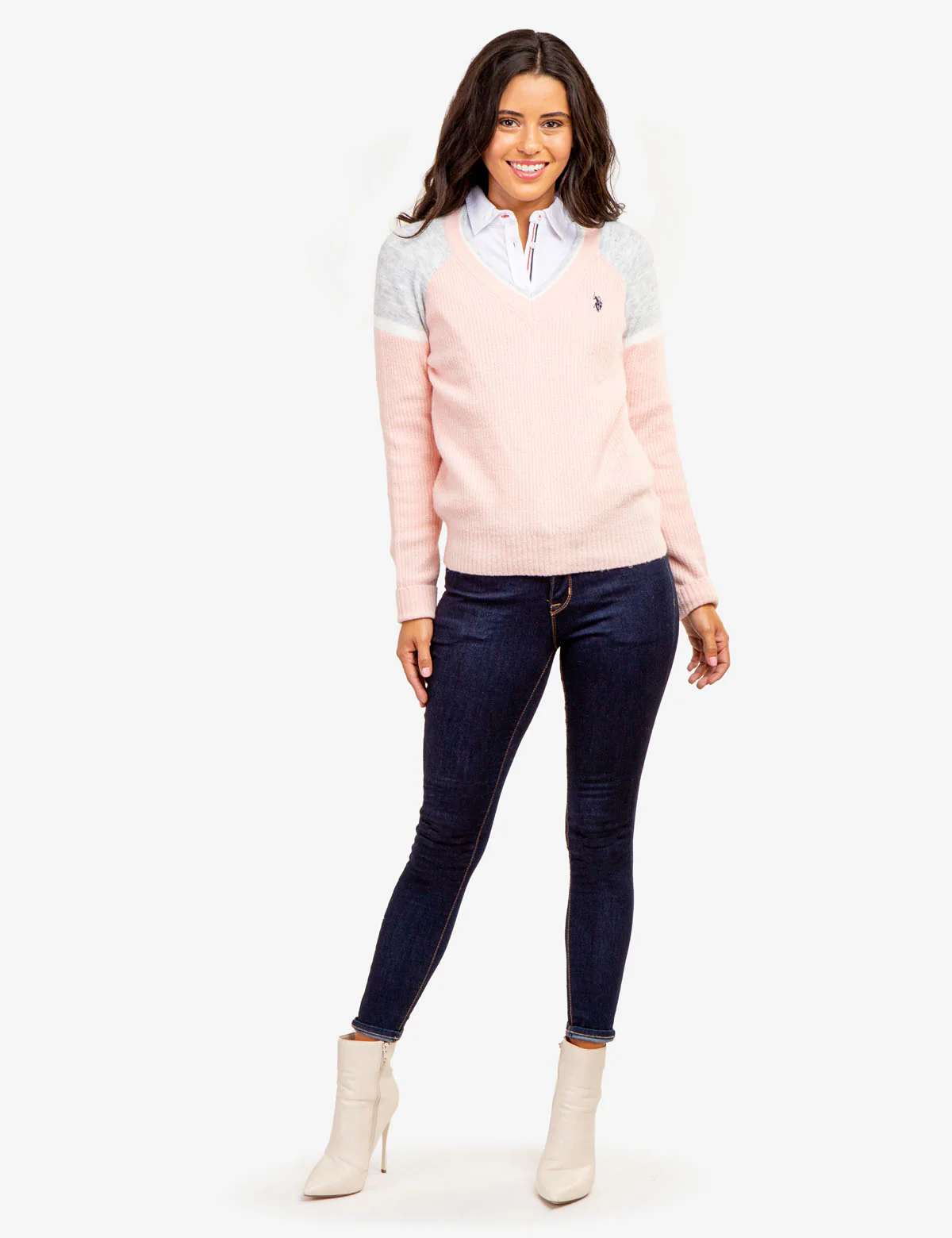 COLORBLOCK V-NECK SWEATER - Image 2