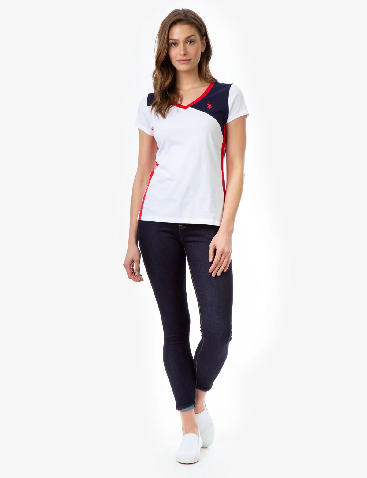 COLORBLOCK V-NECK T-SHIRT - Image 3