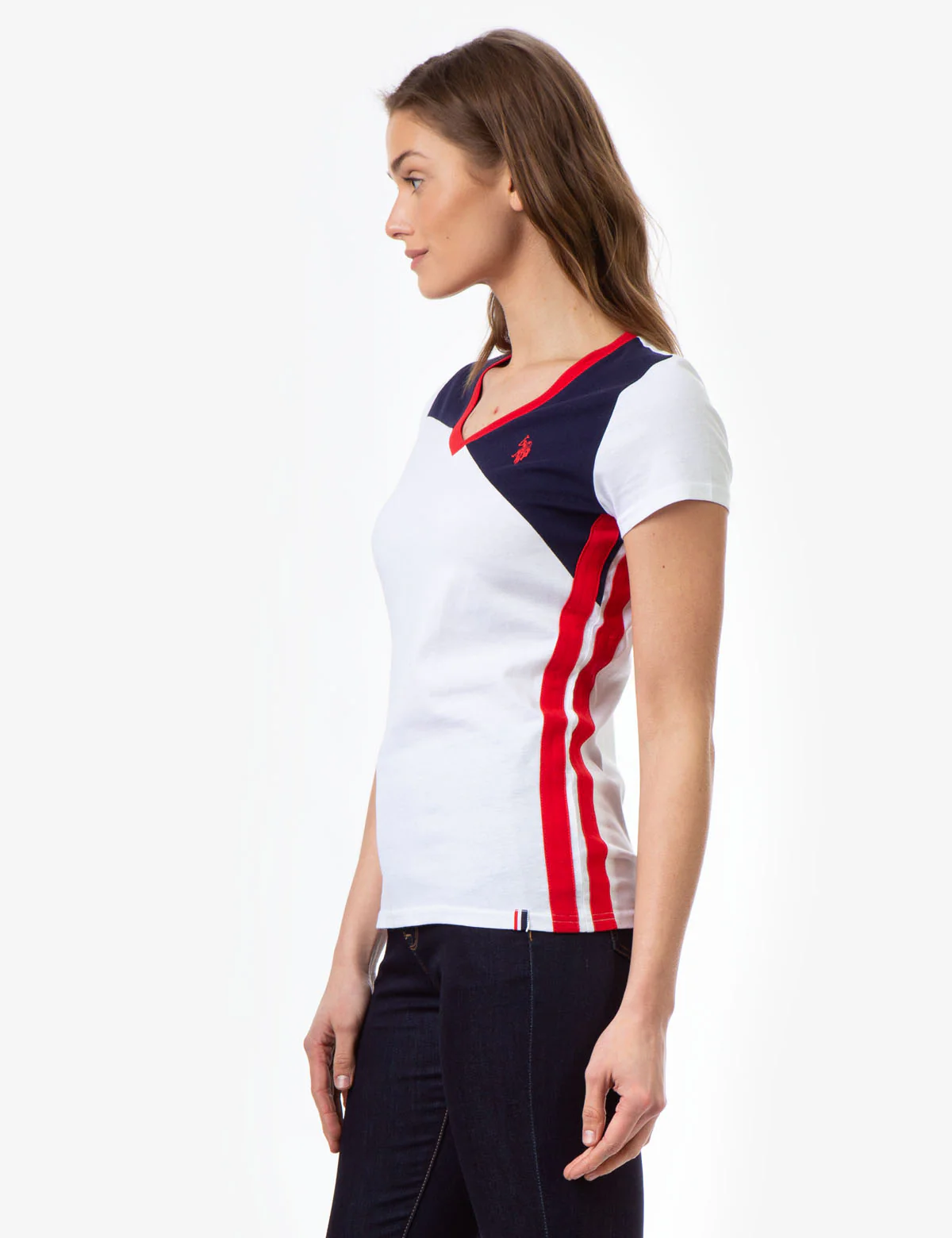 COLORBLOCK V-NECK T-SHIRT - Image 4