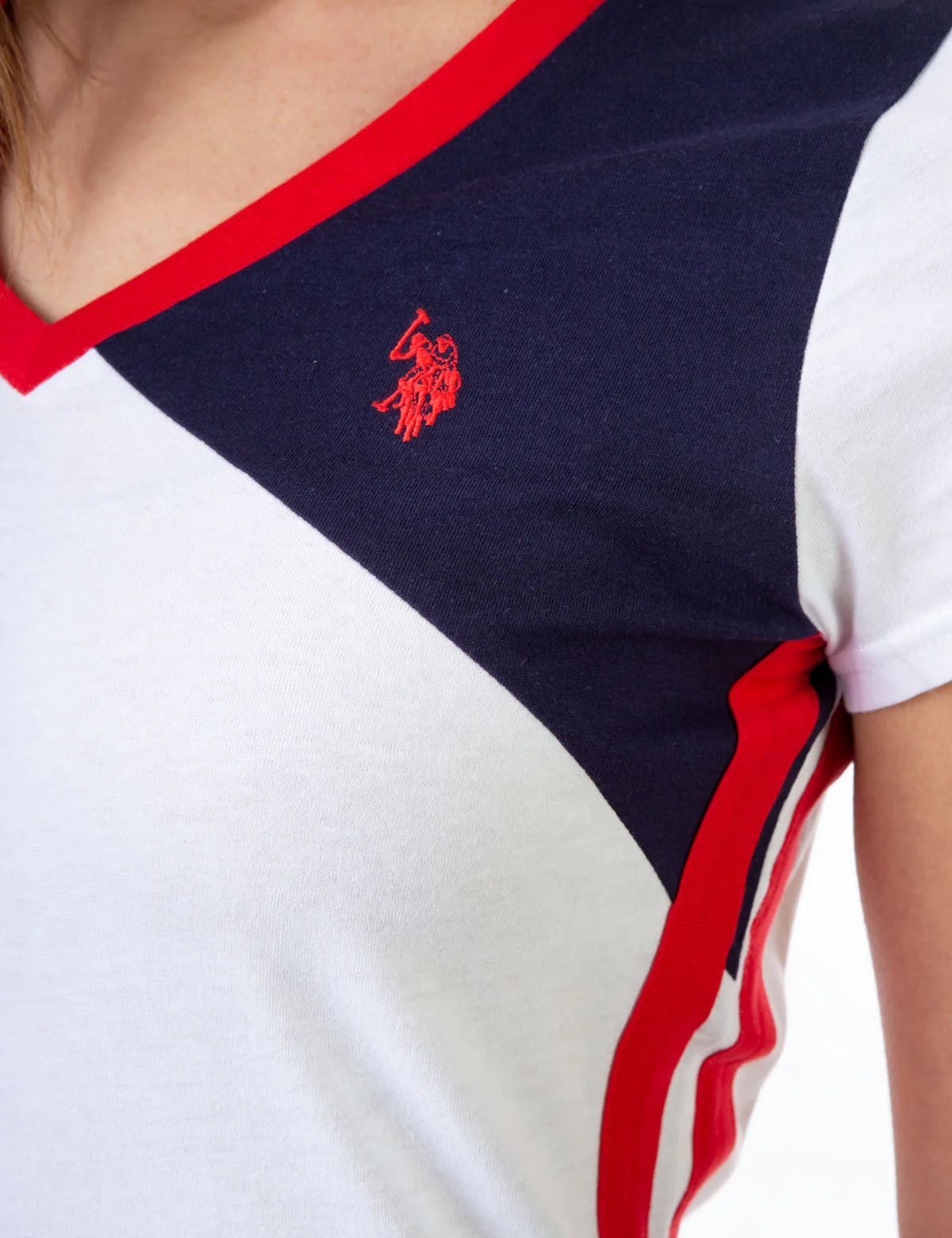 COLORBLOCK V-NECK T-SHIRT - Image 7