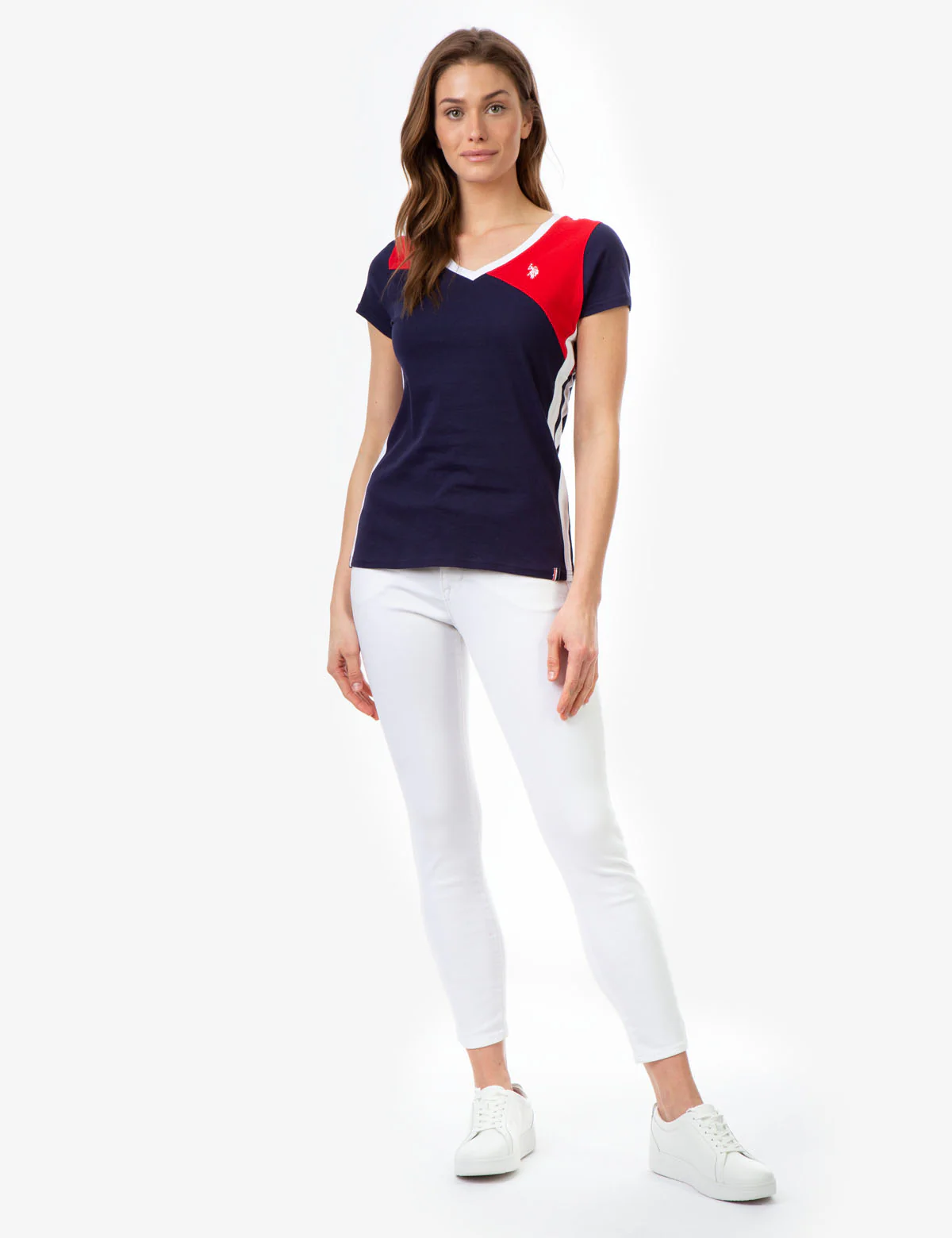 COLORBLOCK V-NECK T-SHIRT - Image 9