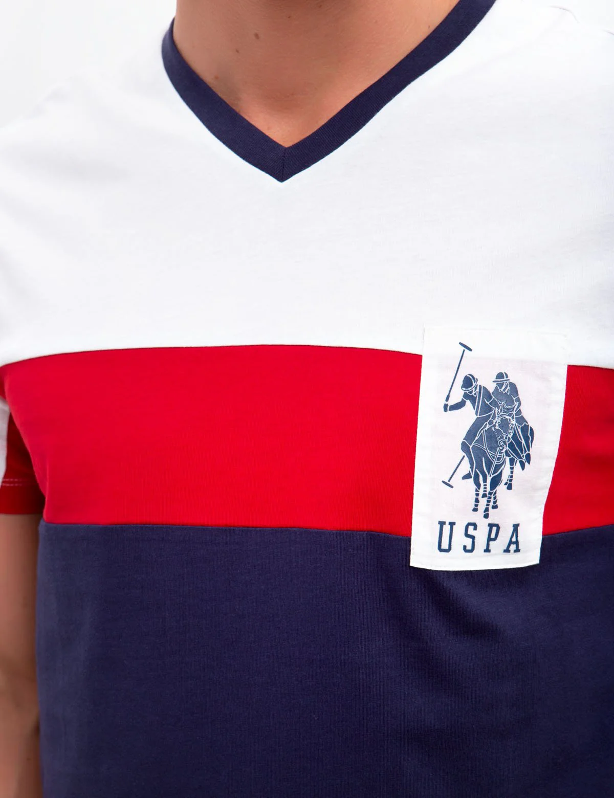 COLORBLOCK V-NECK T-SHIRT - Image 13