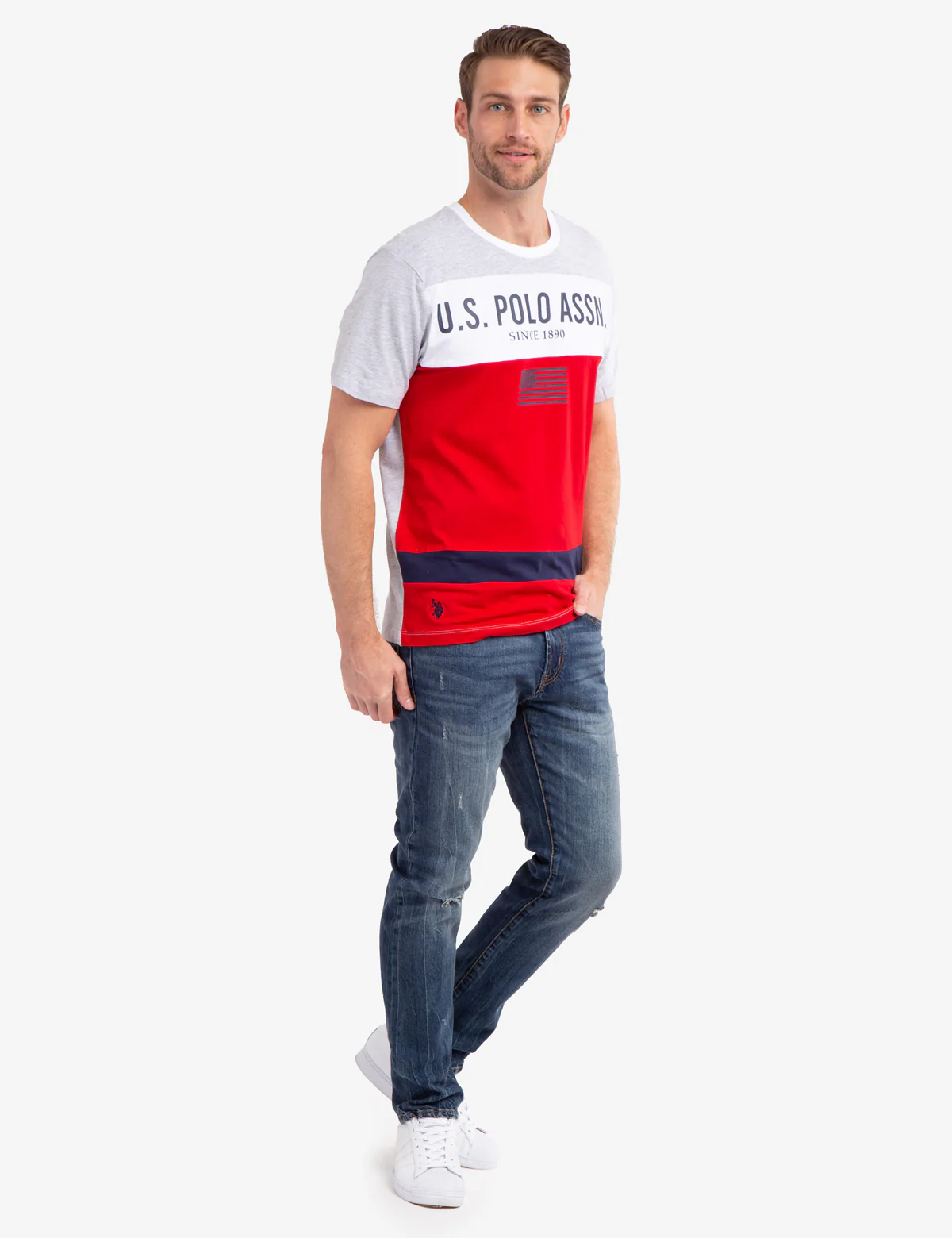 COLORBLOCK WORDMARK PRINT T-SHIRT - Image 2