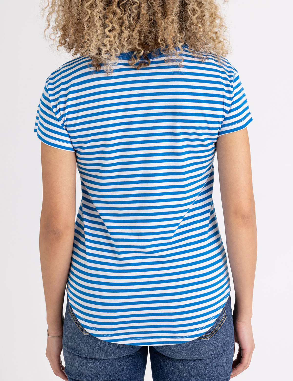 CONTRAST RINGER STRIPE CREW T-SHIRT - Image 3
