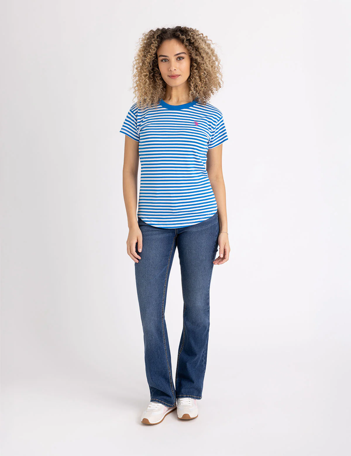 CONTRAST RINGER STRIPE CREW T-SHIRT - Image 4